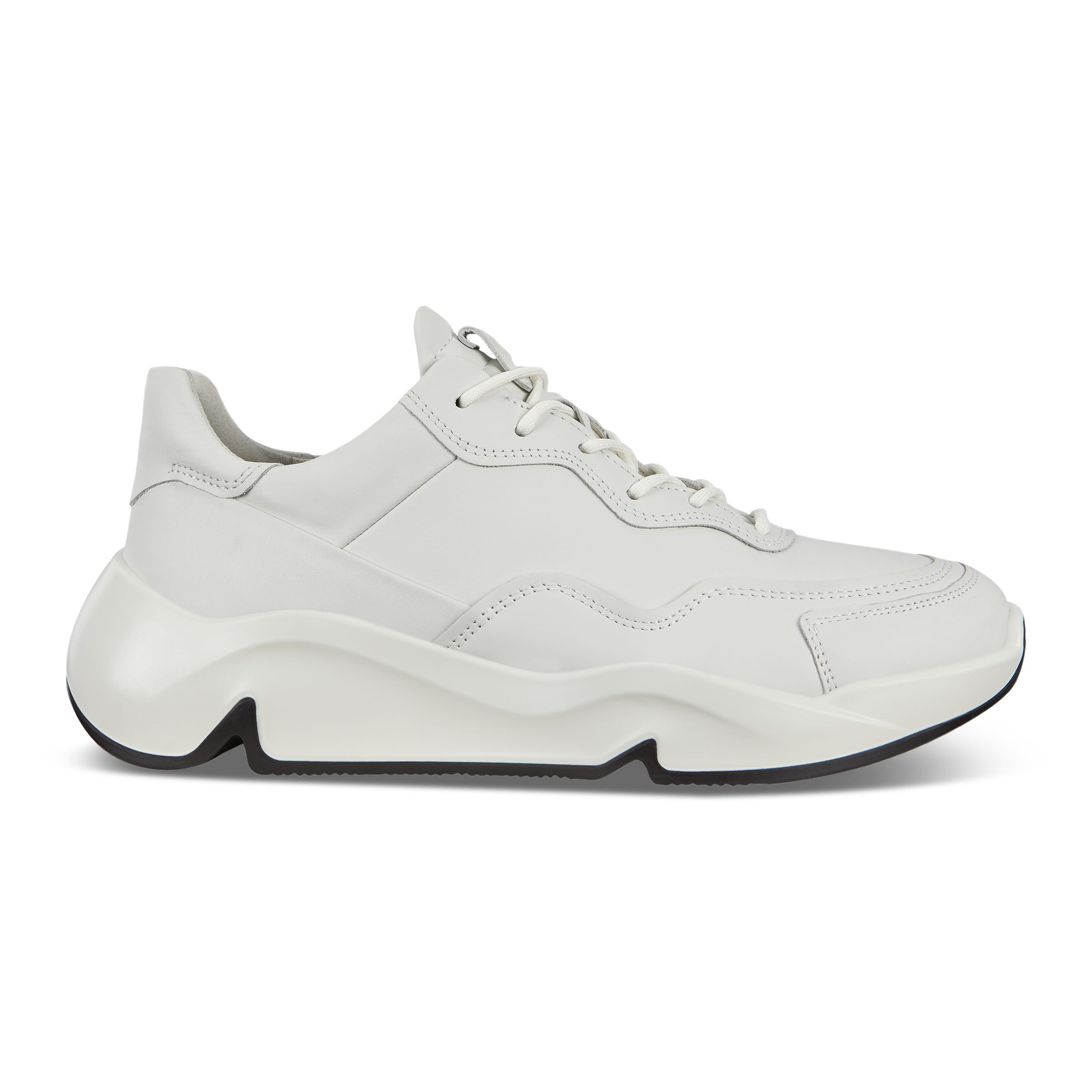 ECCO Chunky Sneaker Men's Shoe - White - Outside