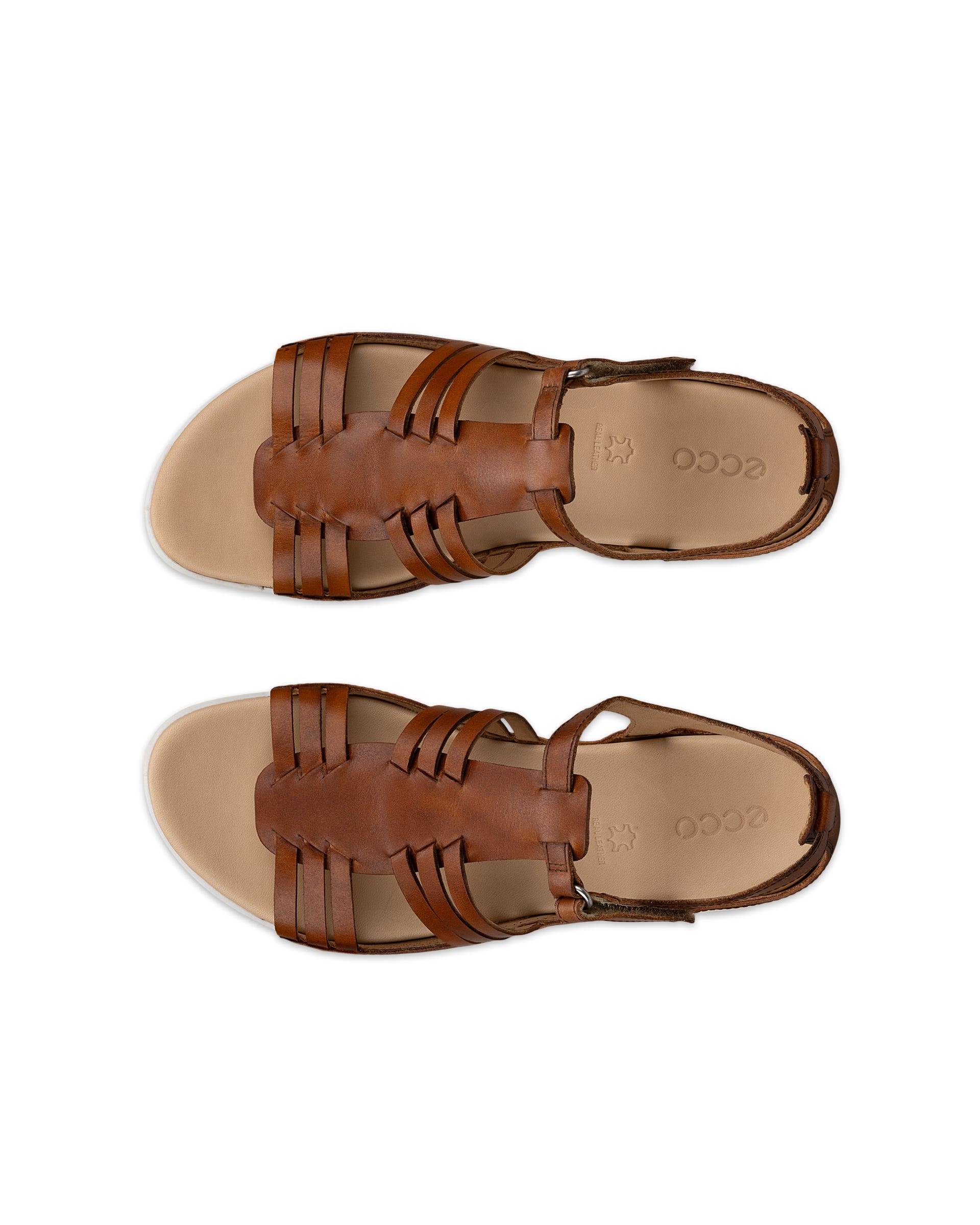 ECCO FLASH WOMEN'S SANDAL - Brown - Top left pair