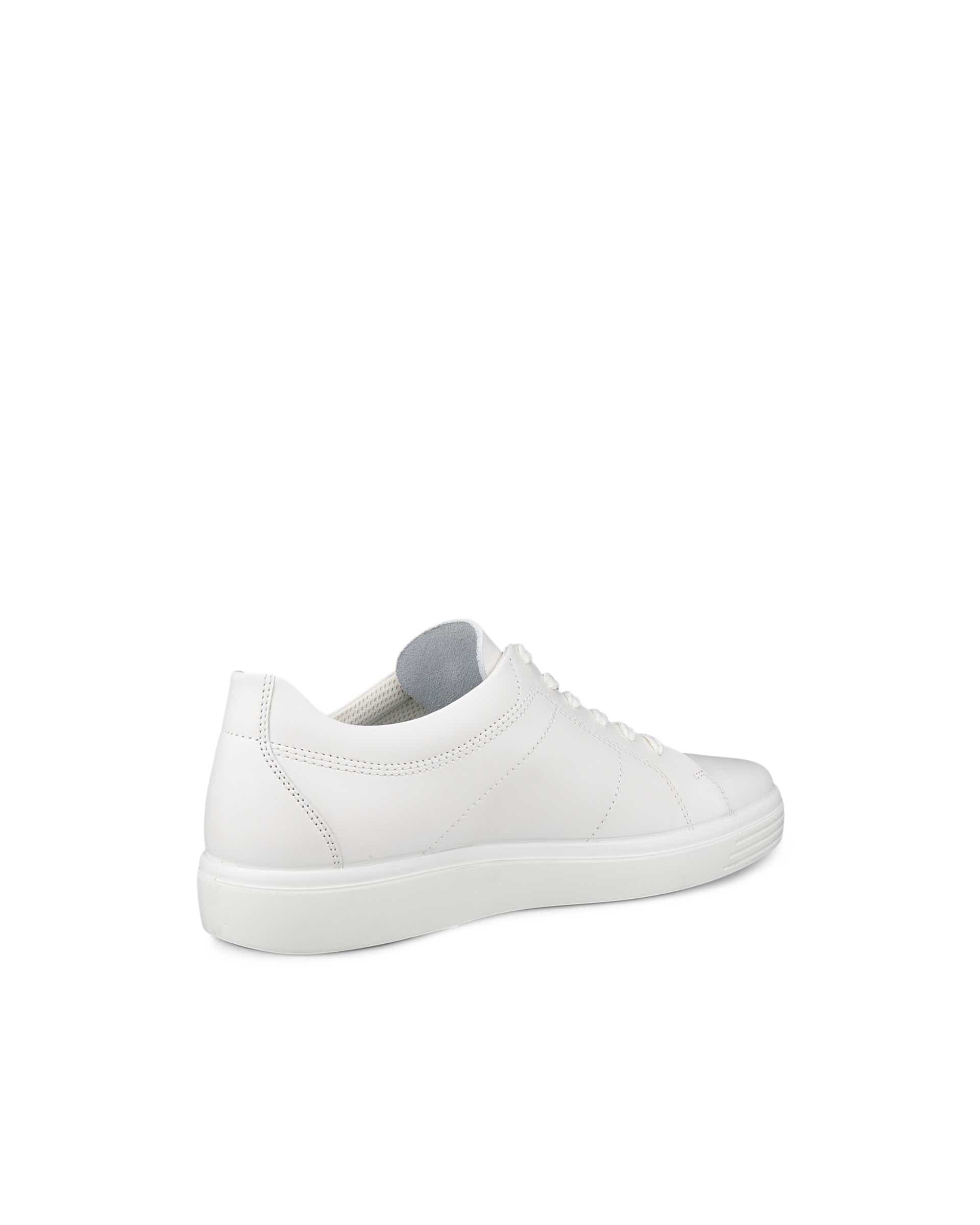 Zapatillas de piel ECCO® CLASSIC SNEAKER para hombre - Blanco - Back