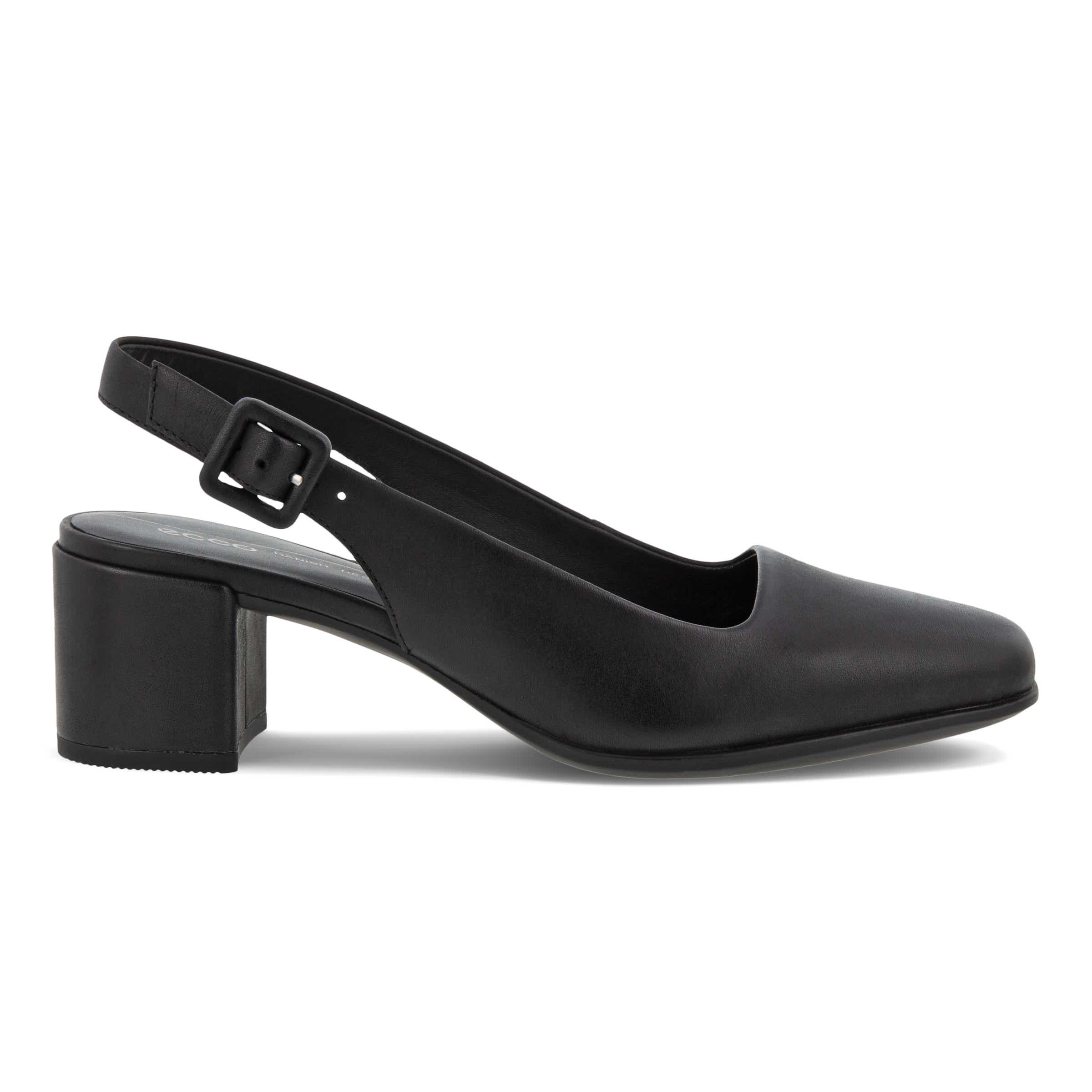 ECCO Shape Squared 35 Sling-back Sandal - Black