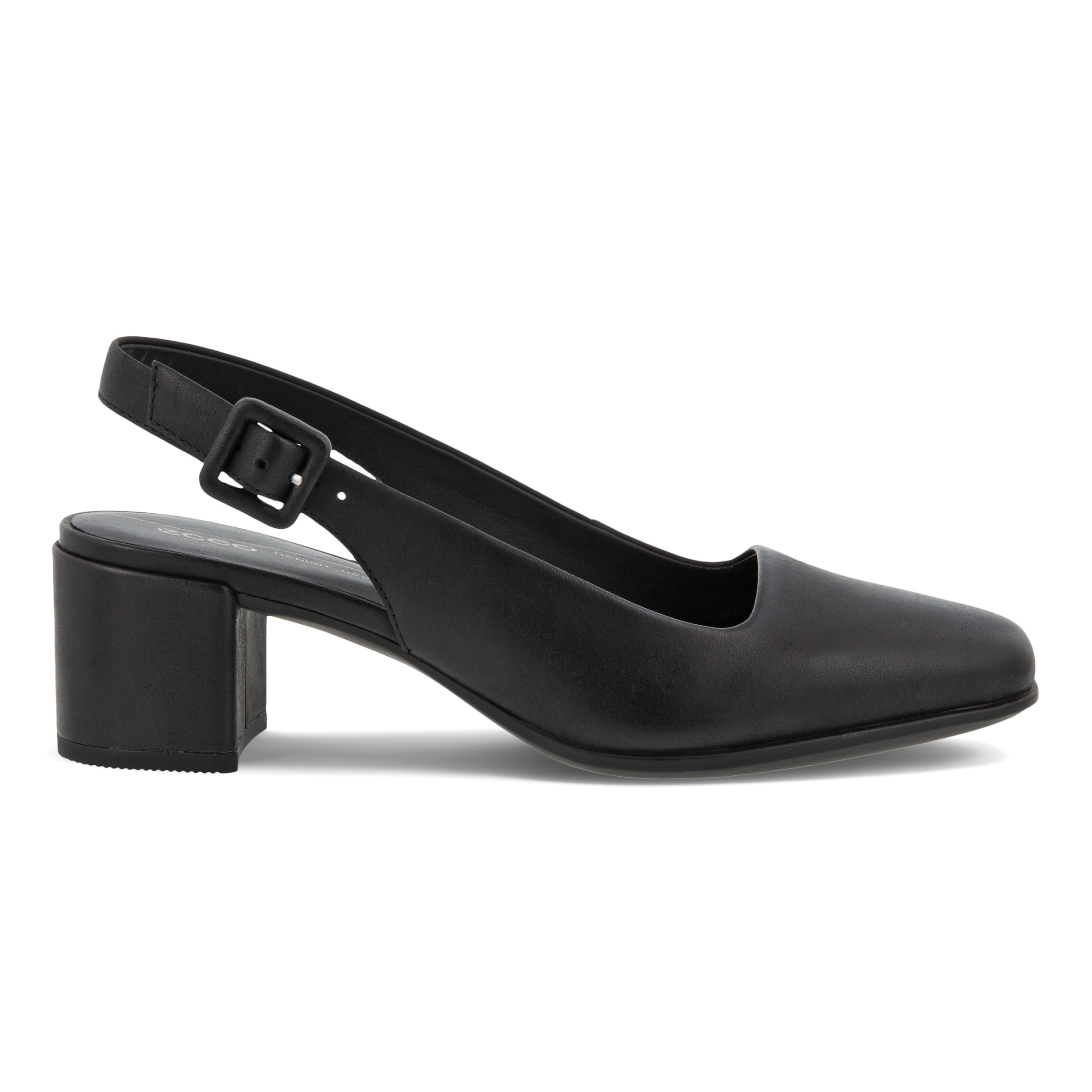 ECCO Shape Squared 35 Sling-back Sandal - Black