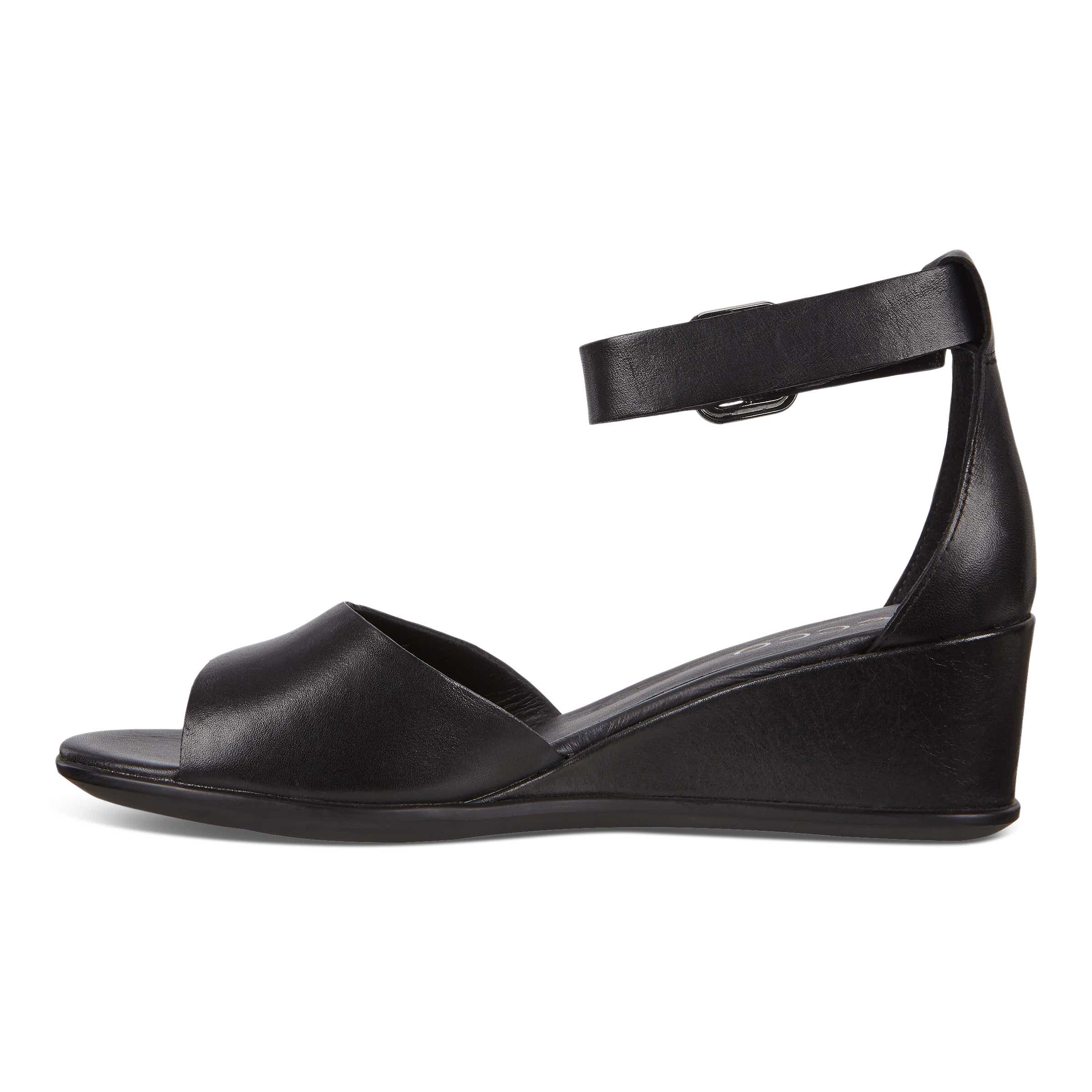 ECCO SHAPE 35 WEDGE SANDAL - Black - Inside