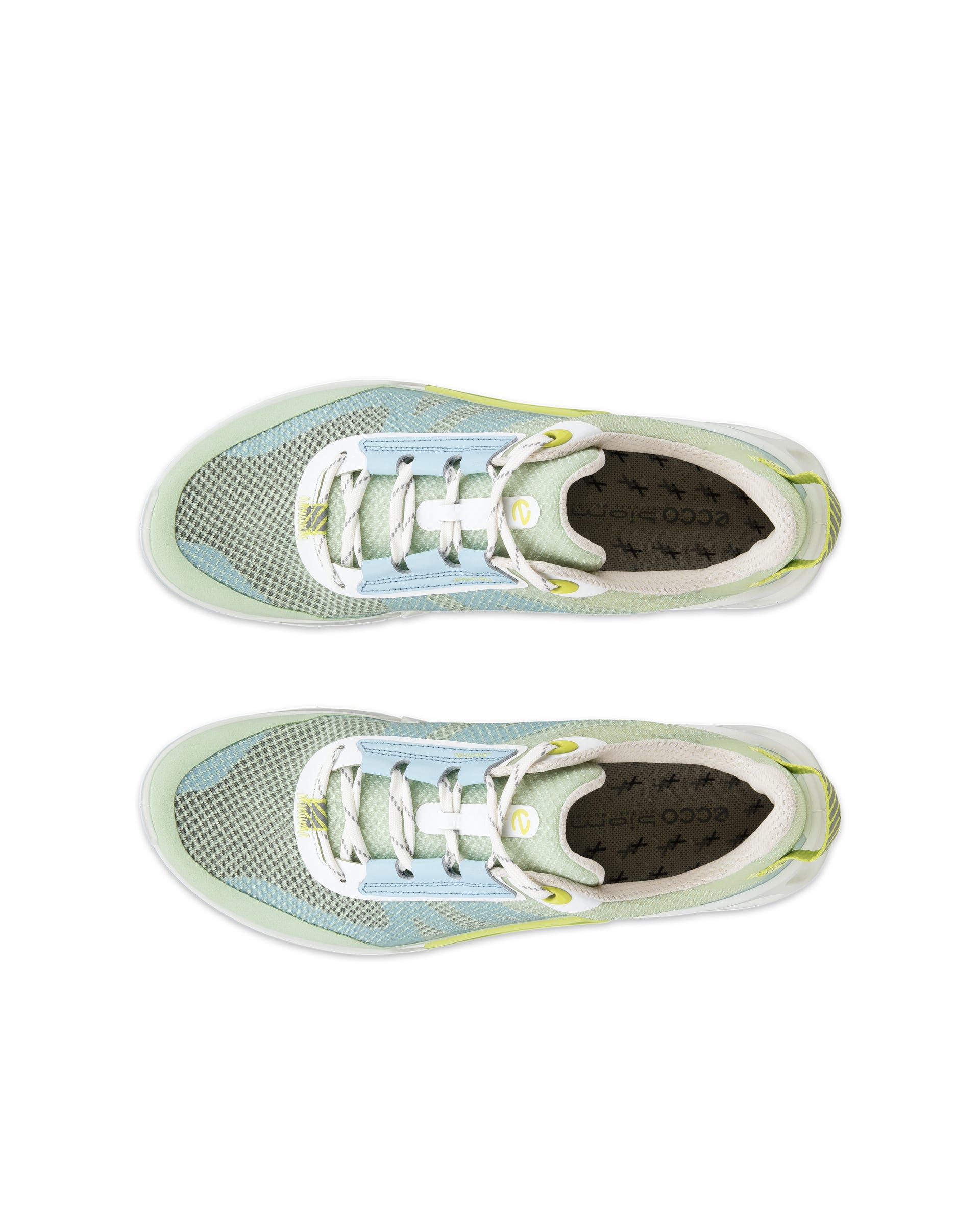 Women's ECCO® Biom 2.1 X Mountain Textile Hiking Sneaker - Green - Top left pair