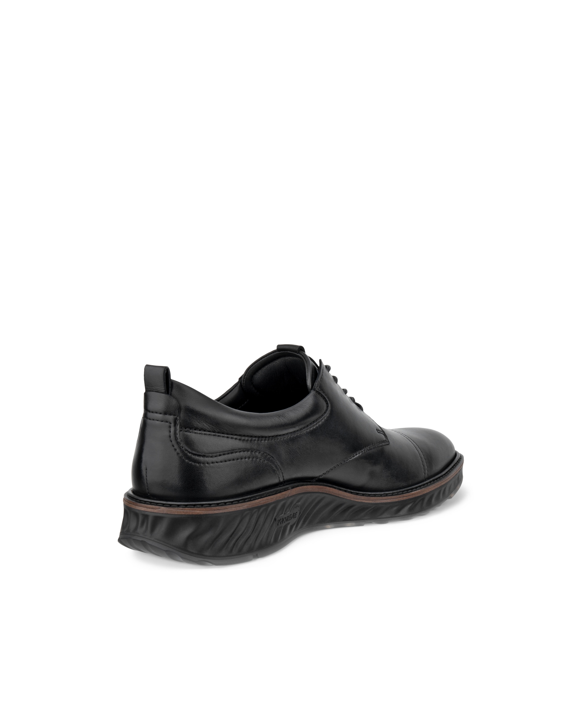 Men's ECCO® St.1 Hybrid Leather Derby Shoe - Black - Back