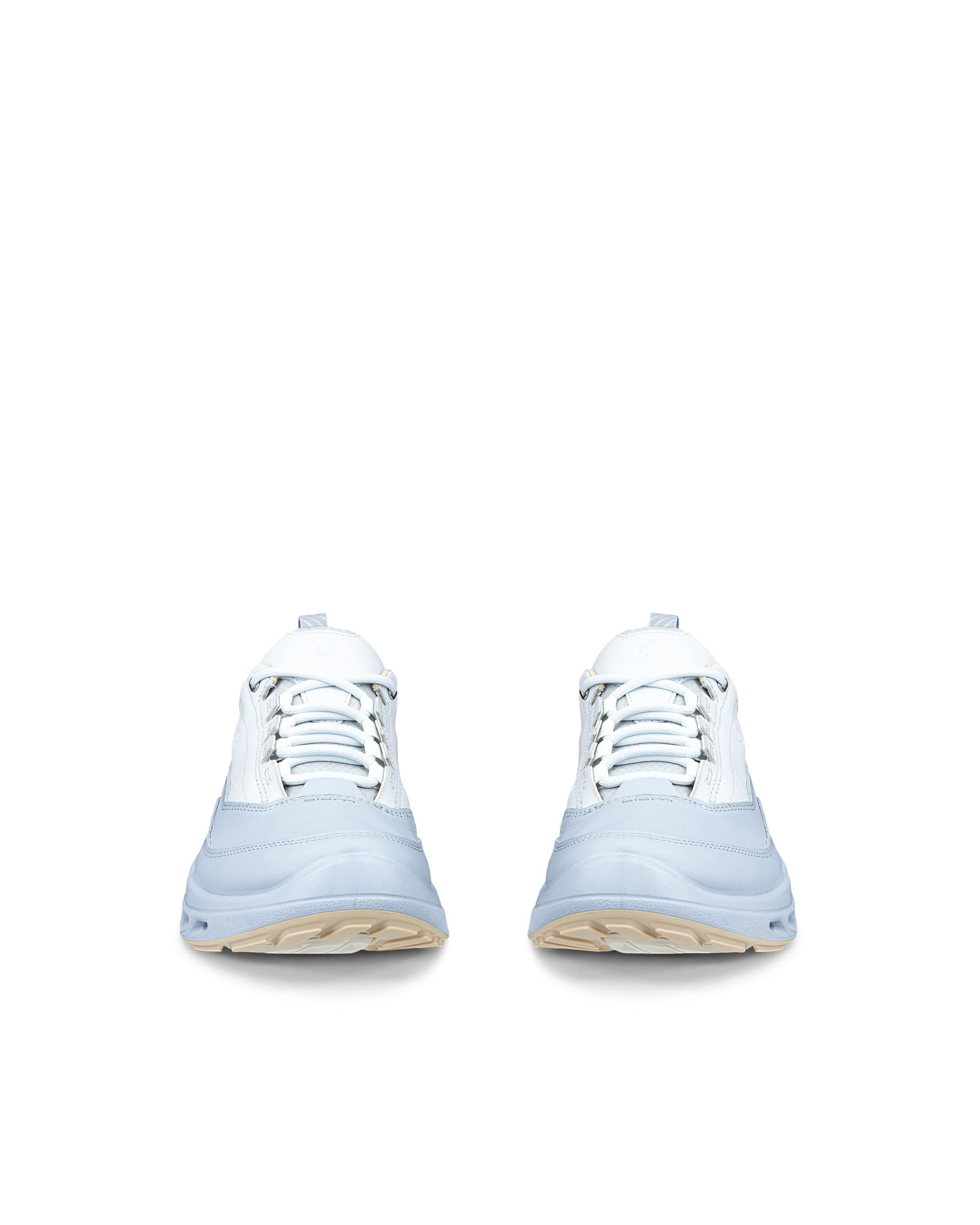 ECCO® BIOM 720 baskets en cuir Gore-Tex pour femme - Bleu - Front pair