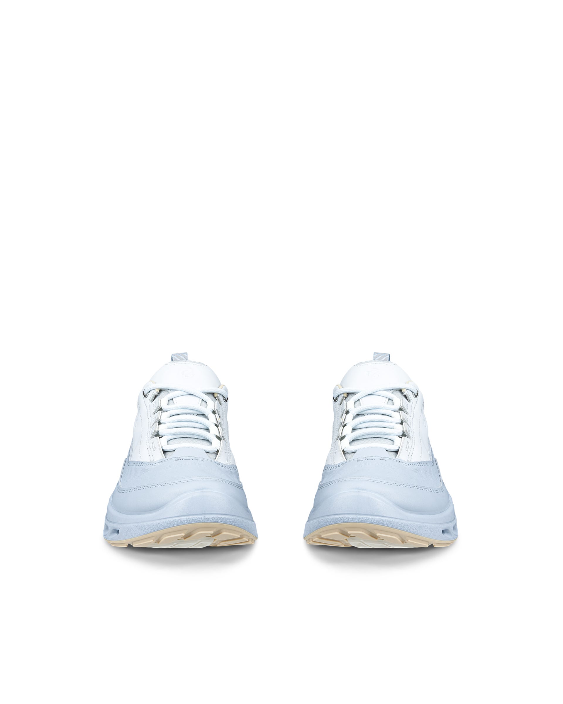 ECCO® BIOM 720 baskets en cuir Gore-Tex pour femme - Bleu - Front pair