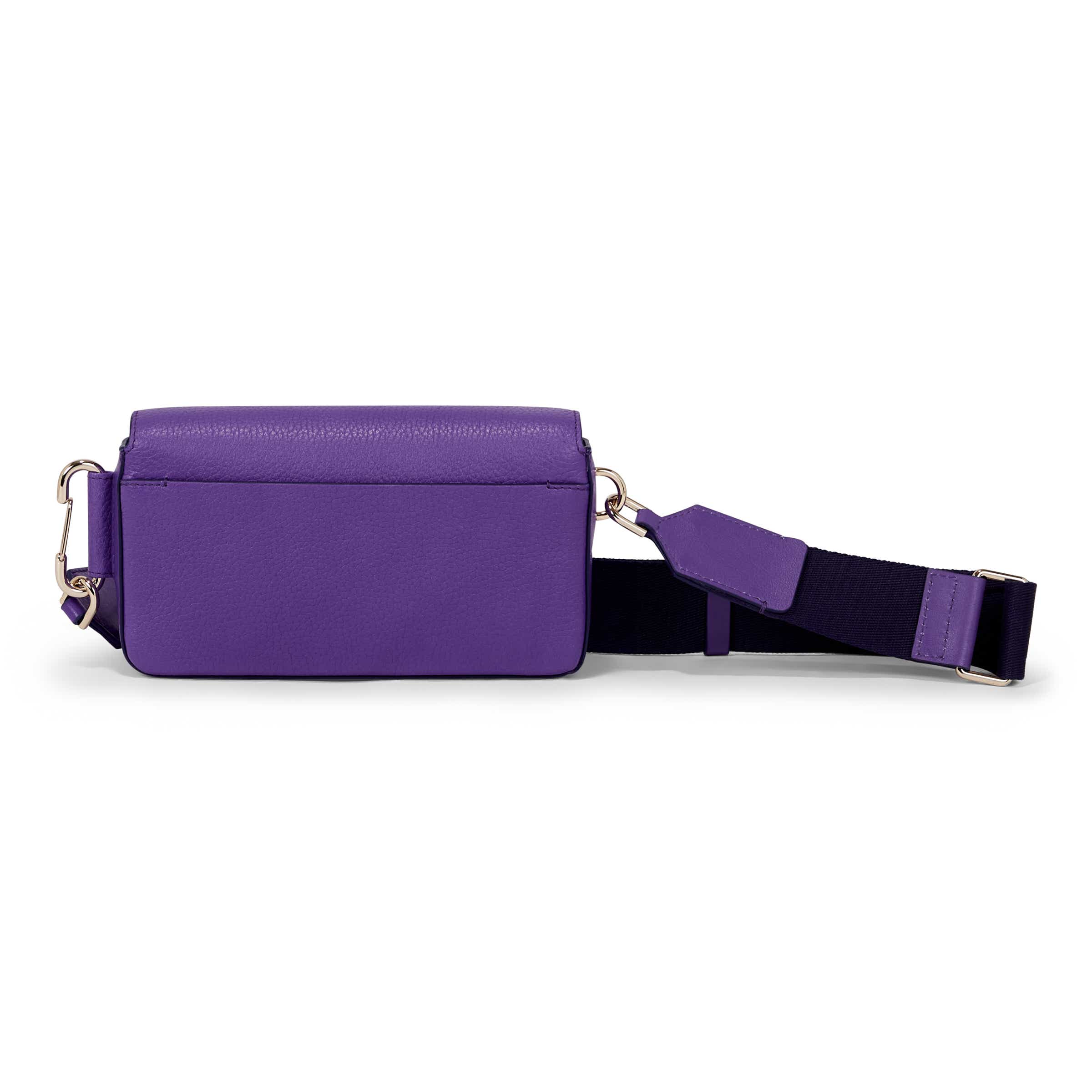 ECCO® Phone Bag Leather Crossbody Bag - Purple - Back
