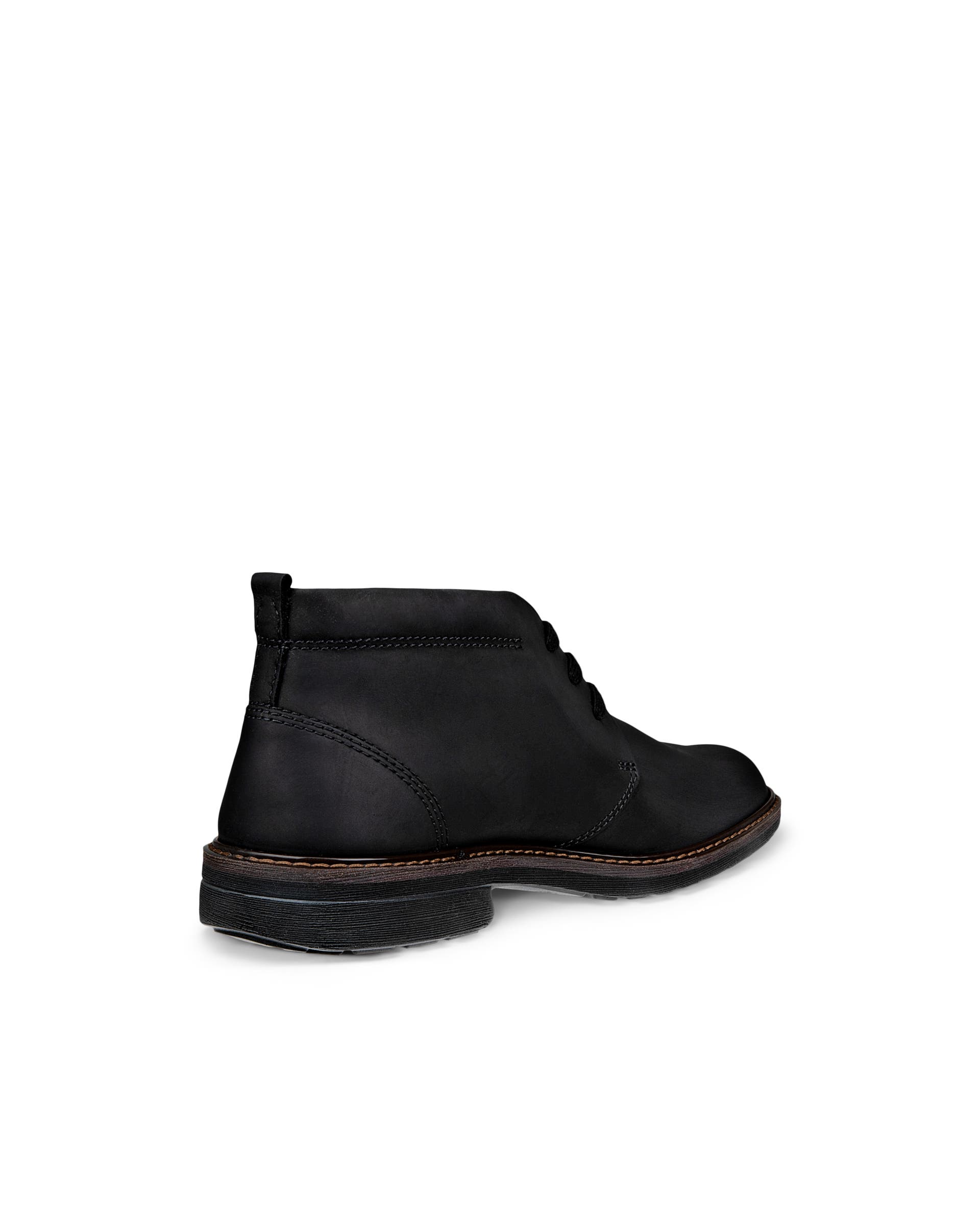 Men's ECCO® Turn Nubuck Gore-Tex Ankle Boot - Black - Back