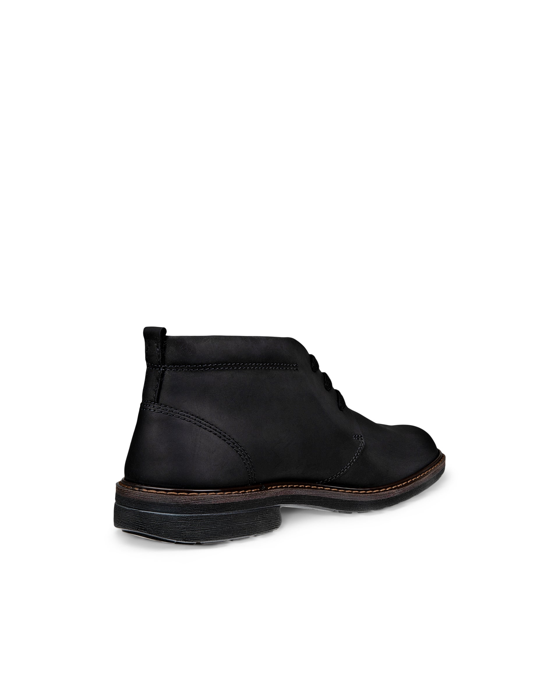 Men's ECCO® Turn Nubuck Gore-Tex Ankle Boot - Black - Back