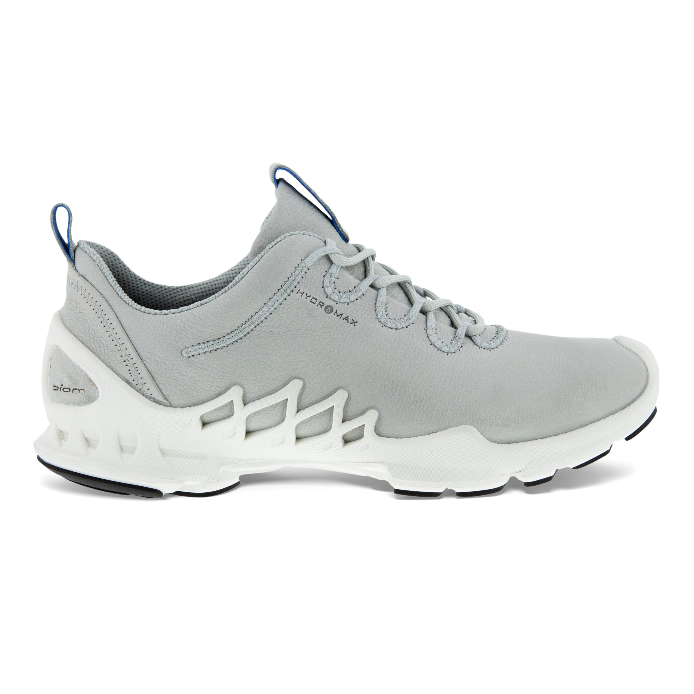 Men's ECCO® BIOM AEX Leather Outdoor Sneaker - Grey - Outside