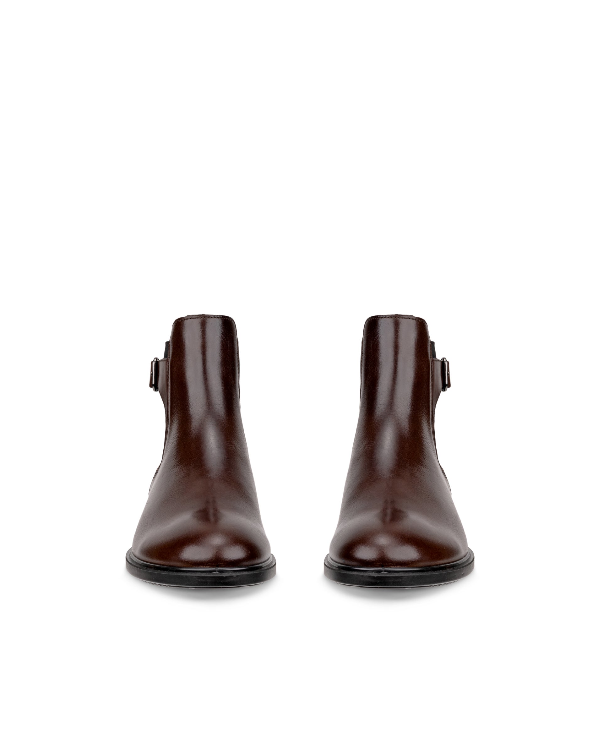 ECCO® Dress Classic 15 botte Chelsea en cuir pour femme - Brun - Front pair