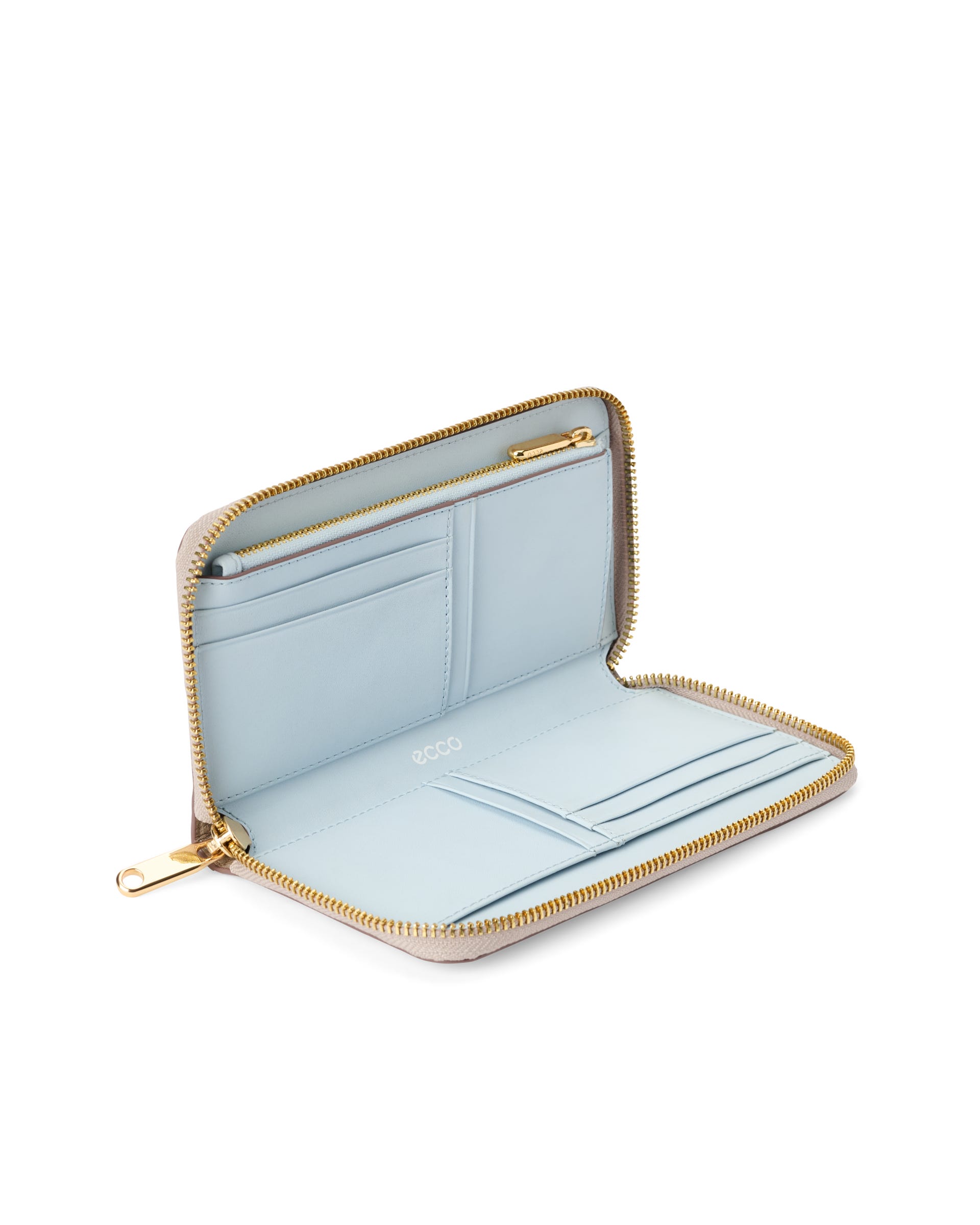 ECCO Wallet Zipped レザーウォレット - ベージュ - Inside