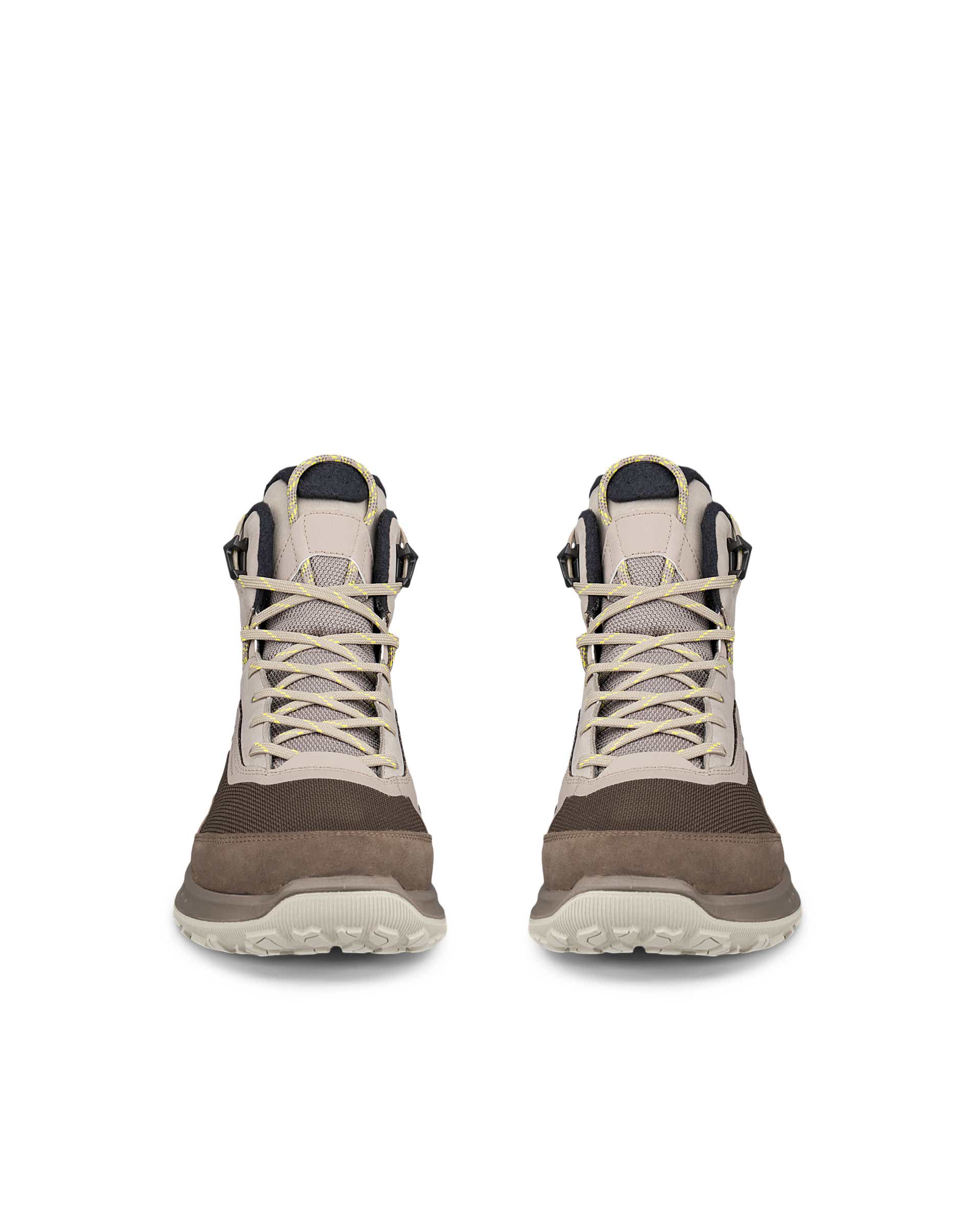 ECCO® ULT-TRN chaussures de randonnée imperméable de plein air mi-hautes en nubuck pour femme - Marron - Front pair