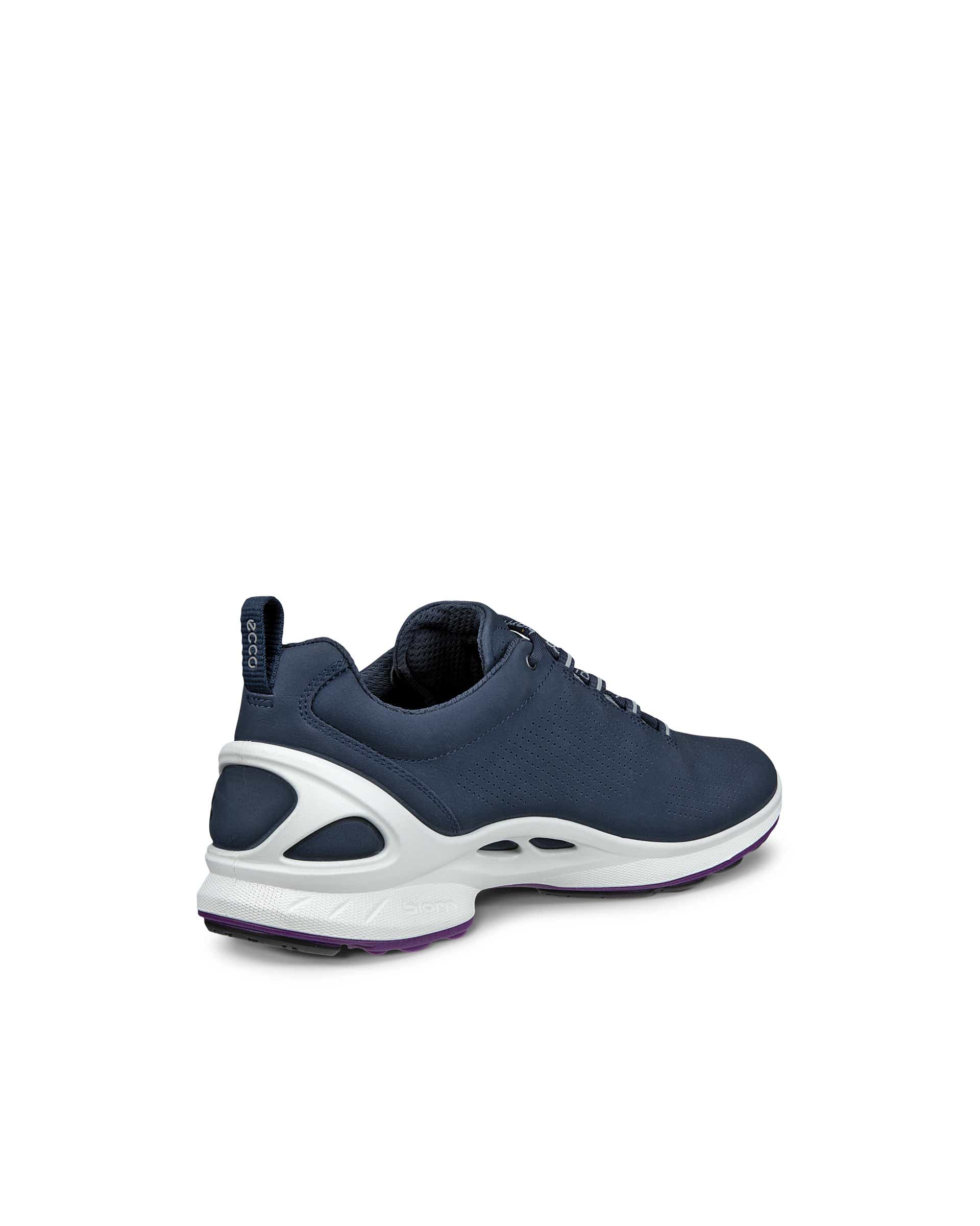 ECCO® BIOM FJUEL sneakers i nubuck til damer - Blå - Back