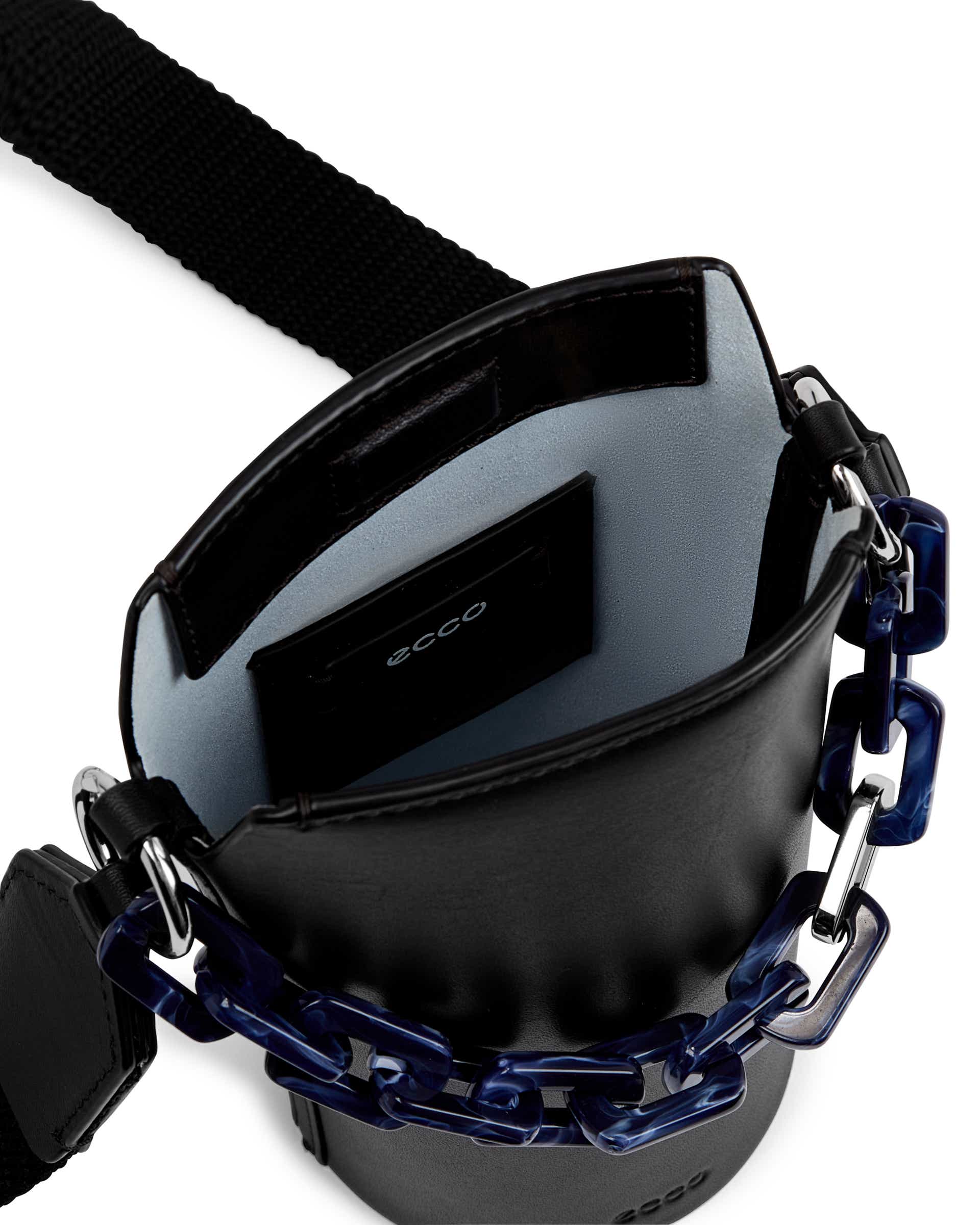 ECCO® Pot Leather Crossbody Bag - Black - Inside