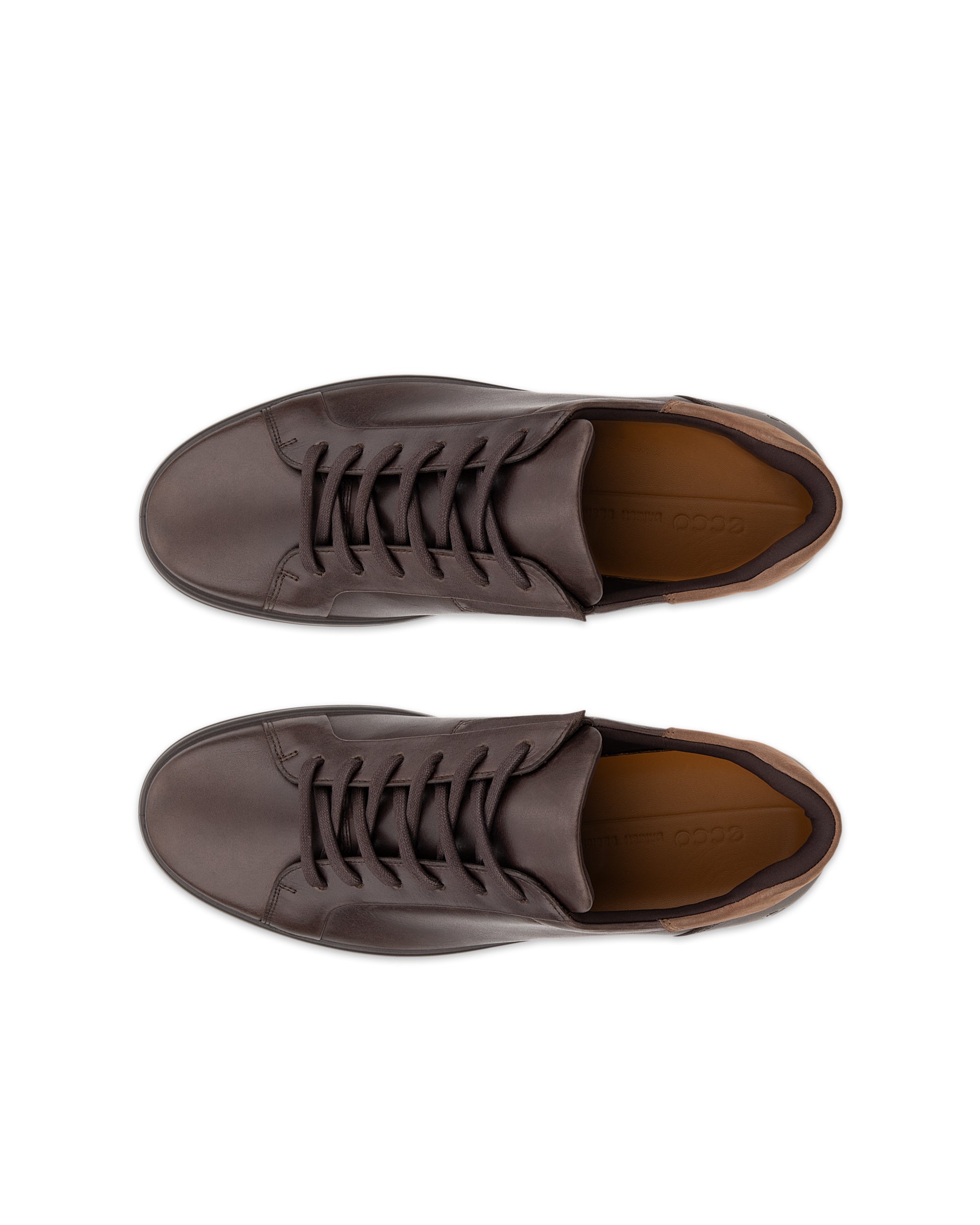 ECCO SOFT 7 MEN'S SNEAKER - Brown - Top left pair