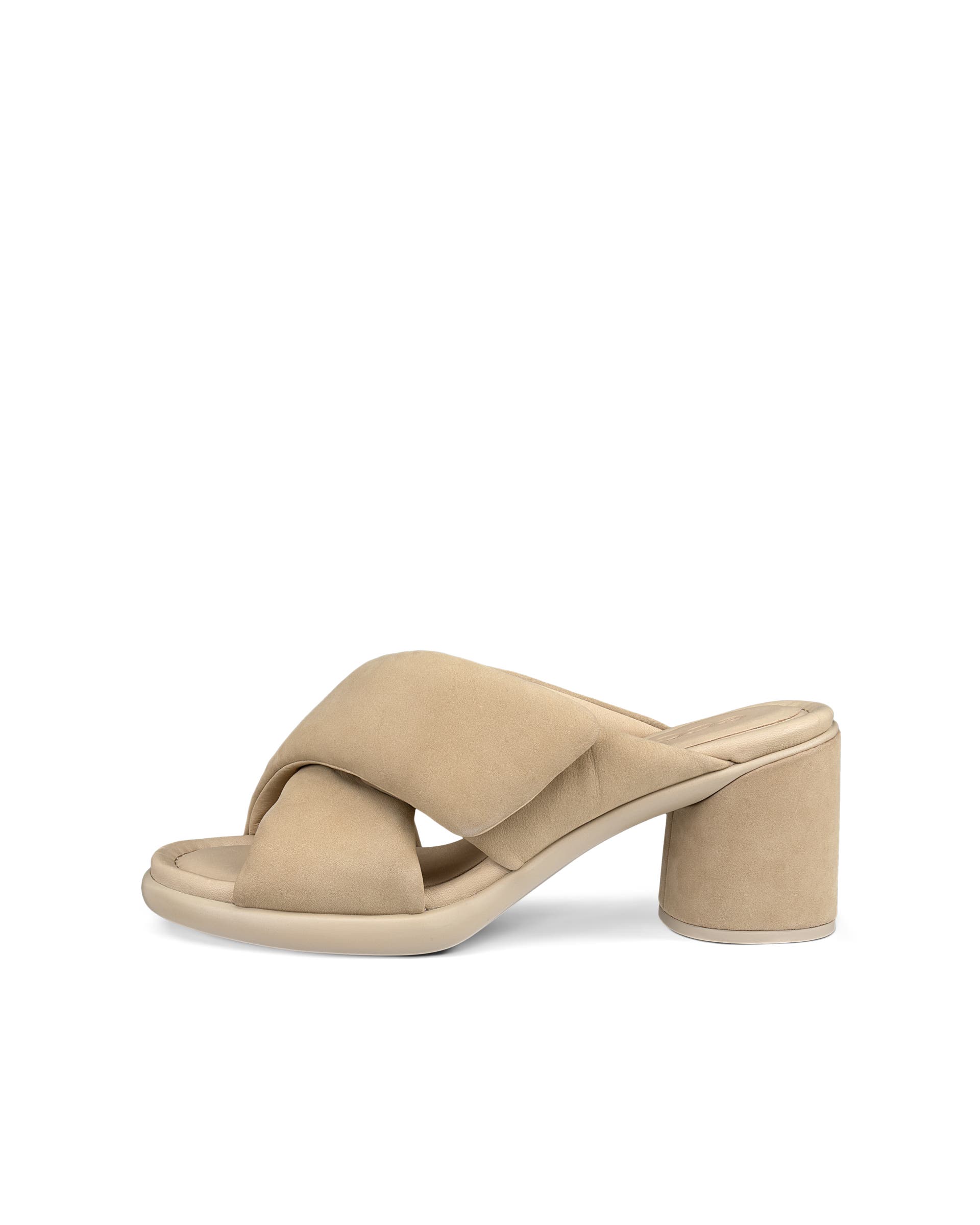 ECCO Sculpted LX 55 ウィメンズ レザーヒールサンダル - ブラウン - Outside