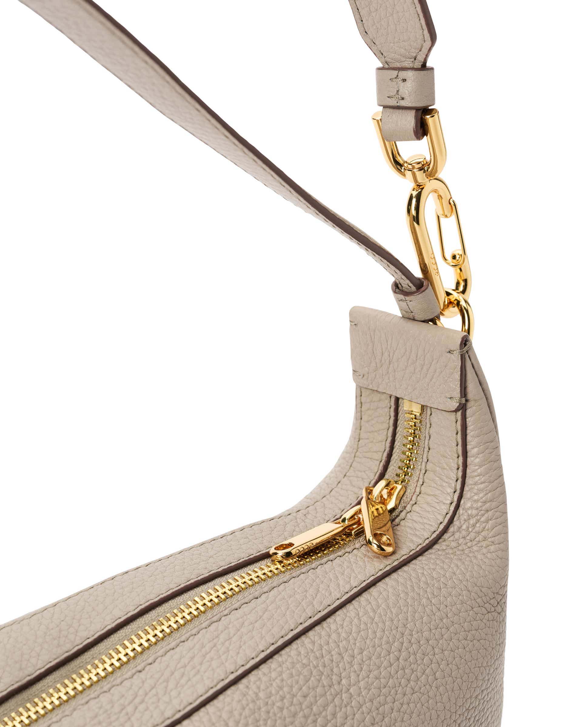 ECCO® Hobo leren hobotas - Beige - Detail-1
