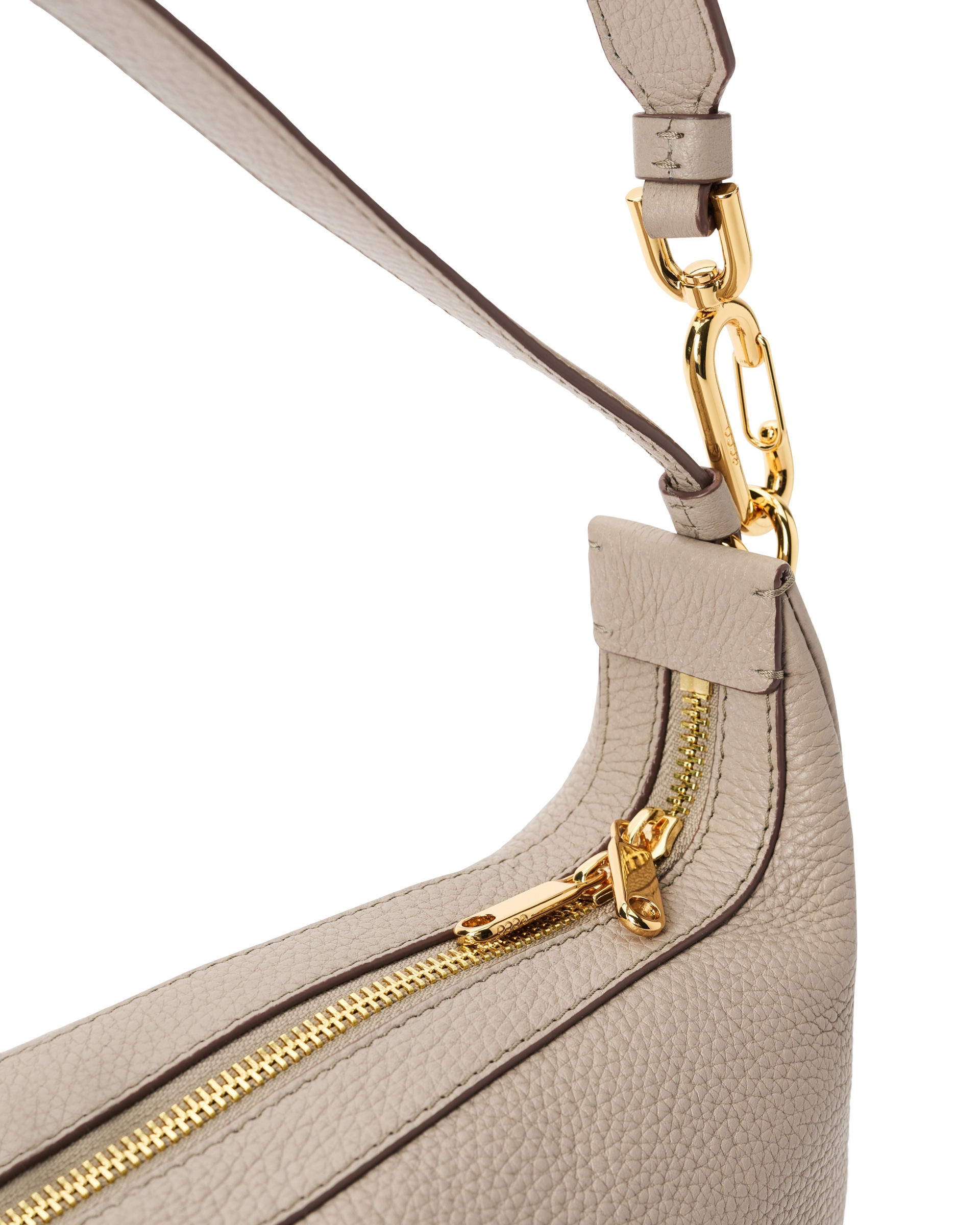 ECCO® Hobo leren hobotas - Beige - Detail-1