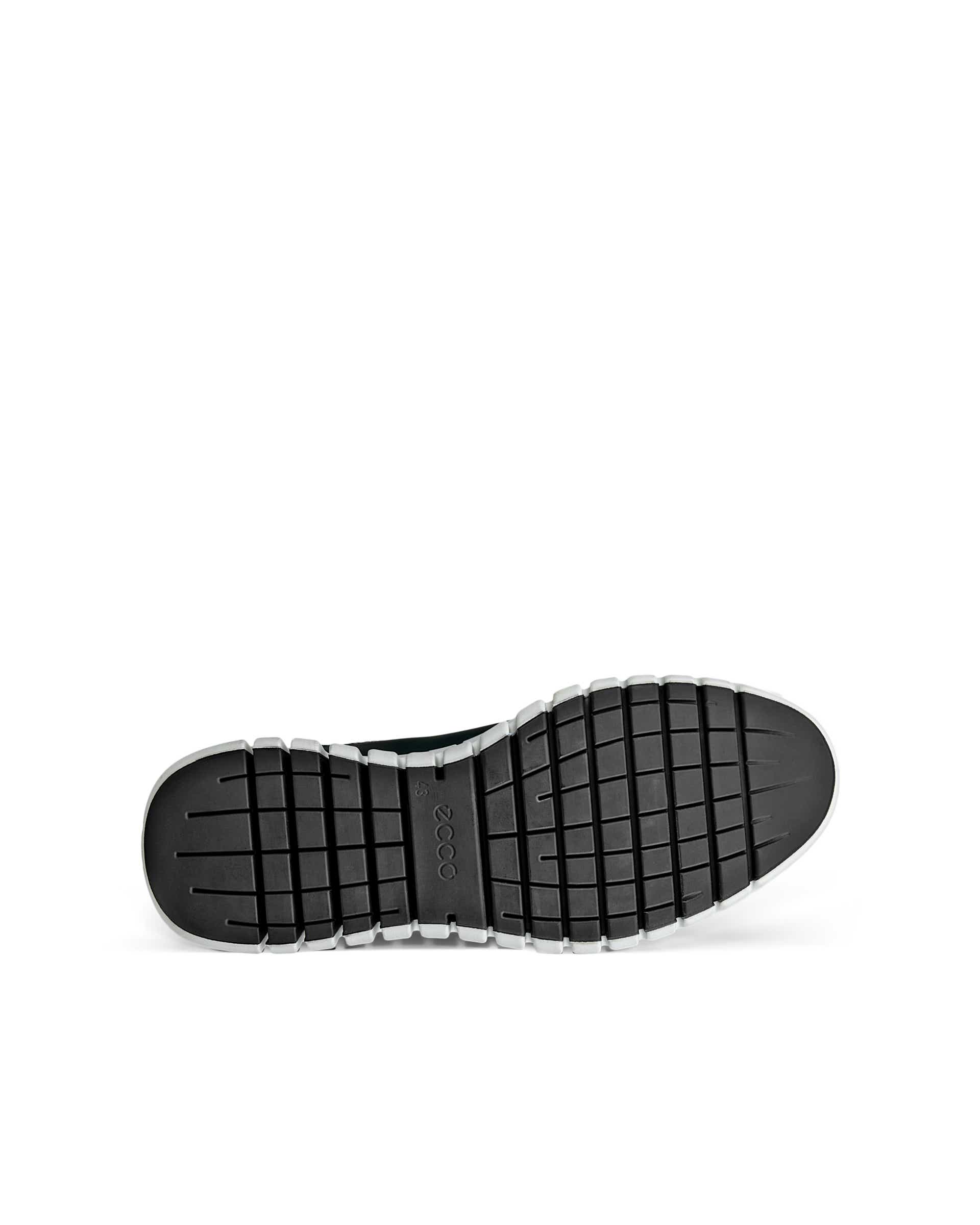 ECCO® GRUUV baskets en cuir pour homme - Vert - Sole