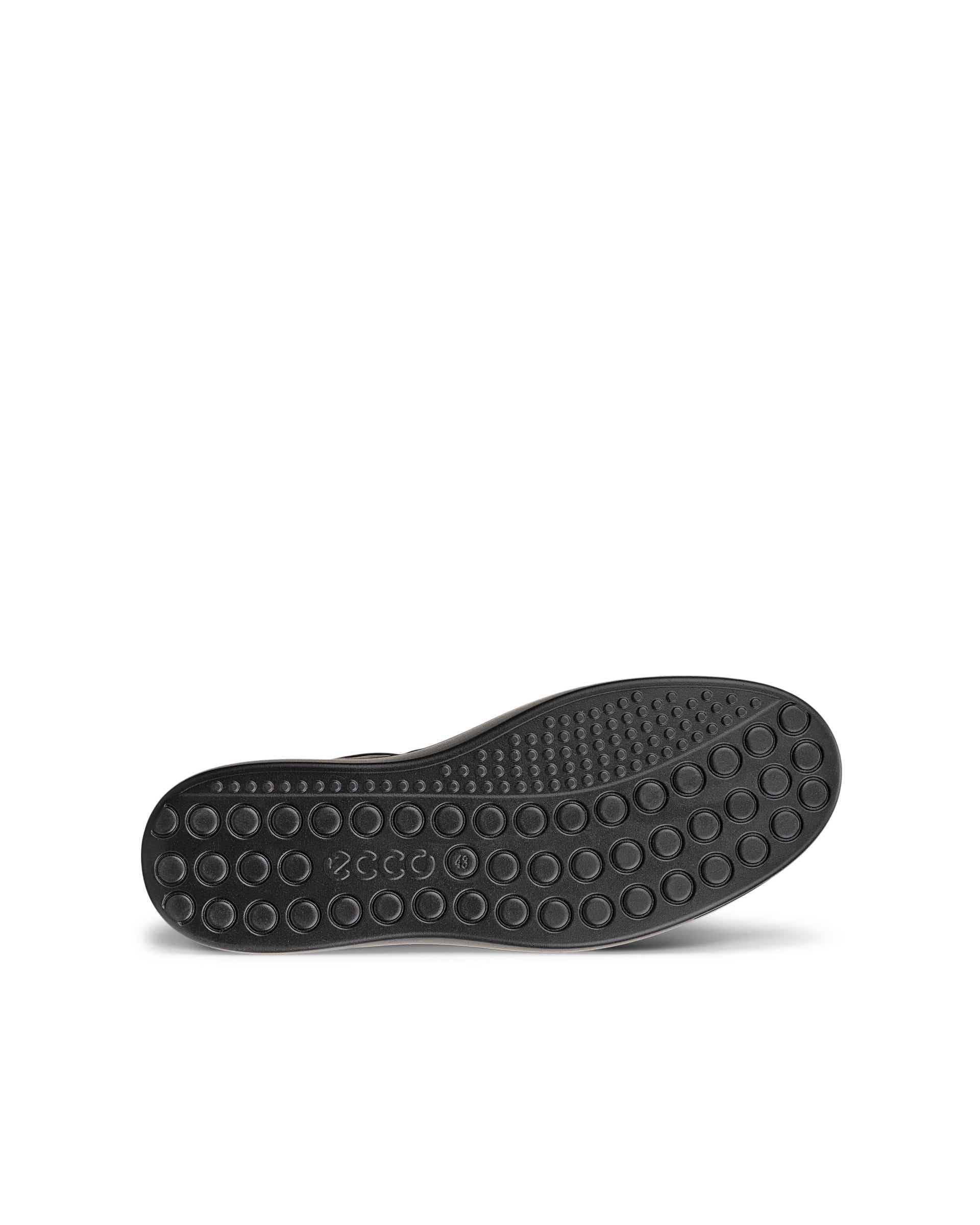 ECCO® SOFT CLASSIC Herren Ledersneaker - Schwarz - Sole