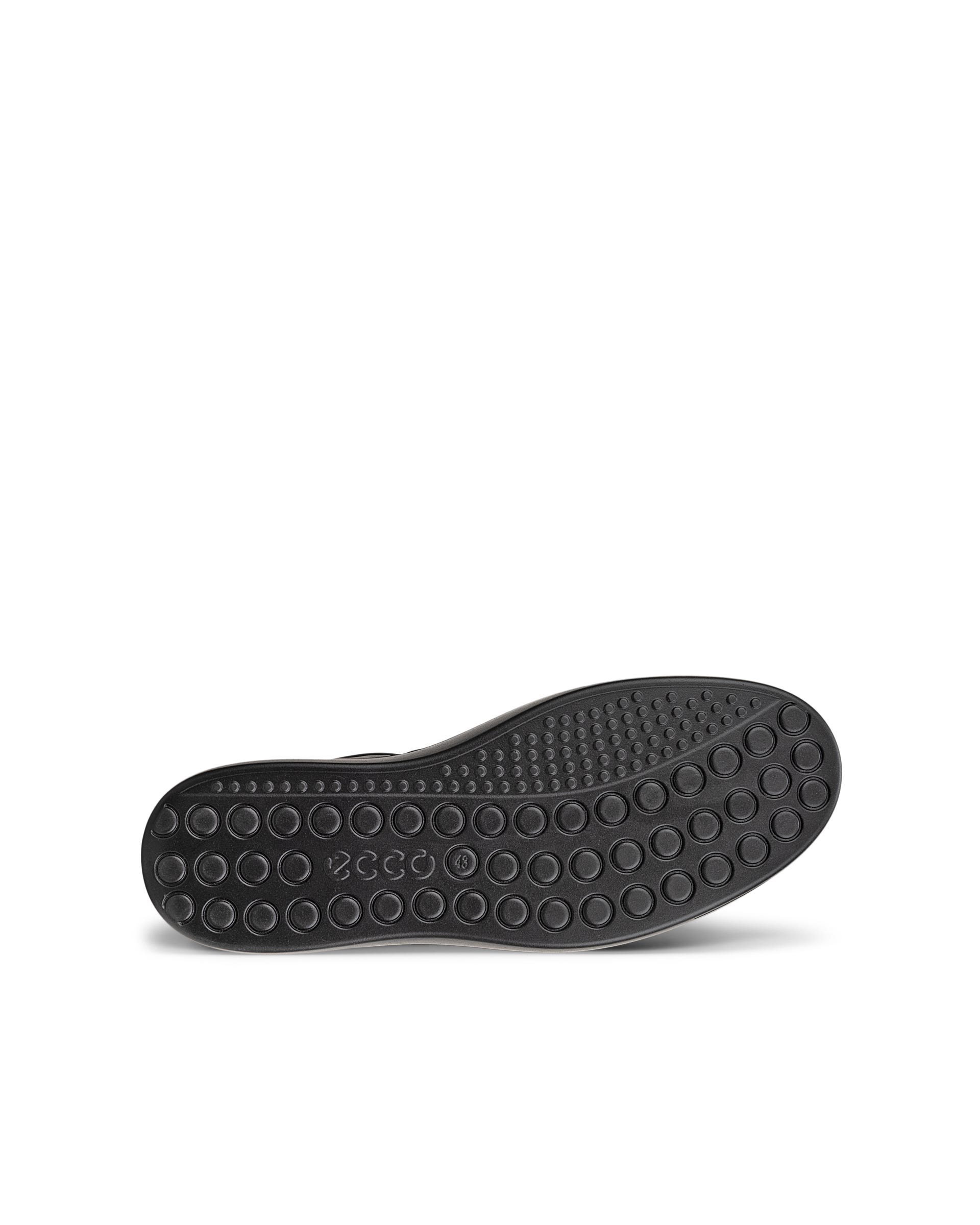 ECCO® SOFT CLASSIC Herren Ledersneaker - Schwarz - Sole