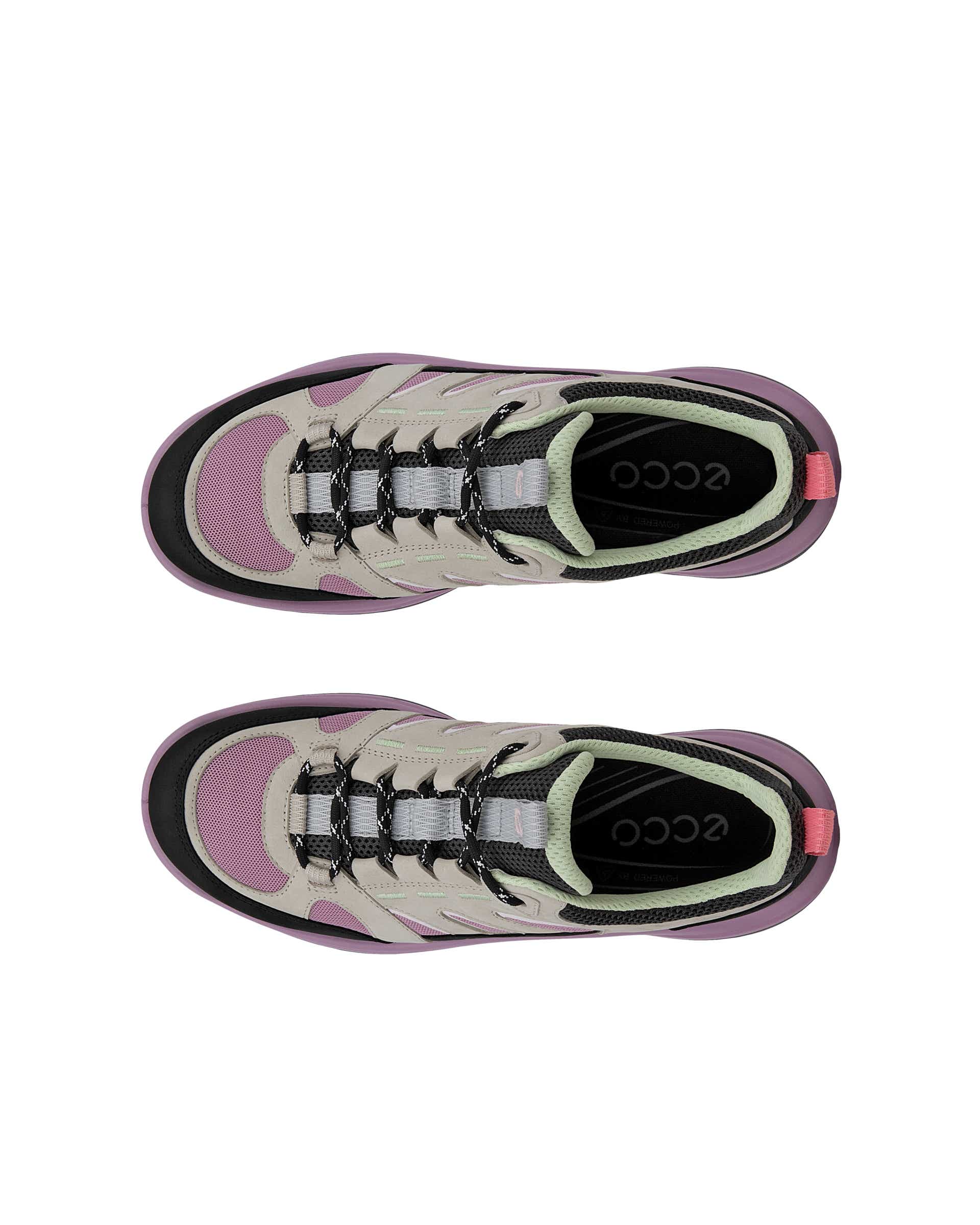 Dámská nubuková outdoorová obuv ECCO® Offroad - Šedá - Top left pair
