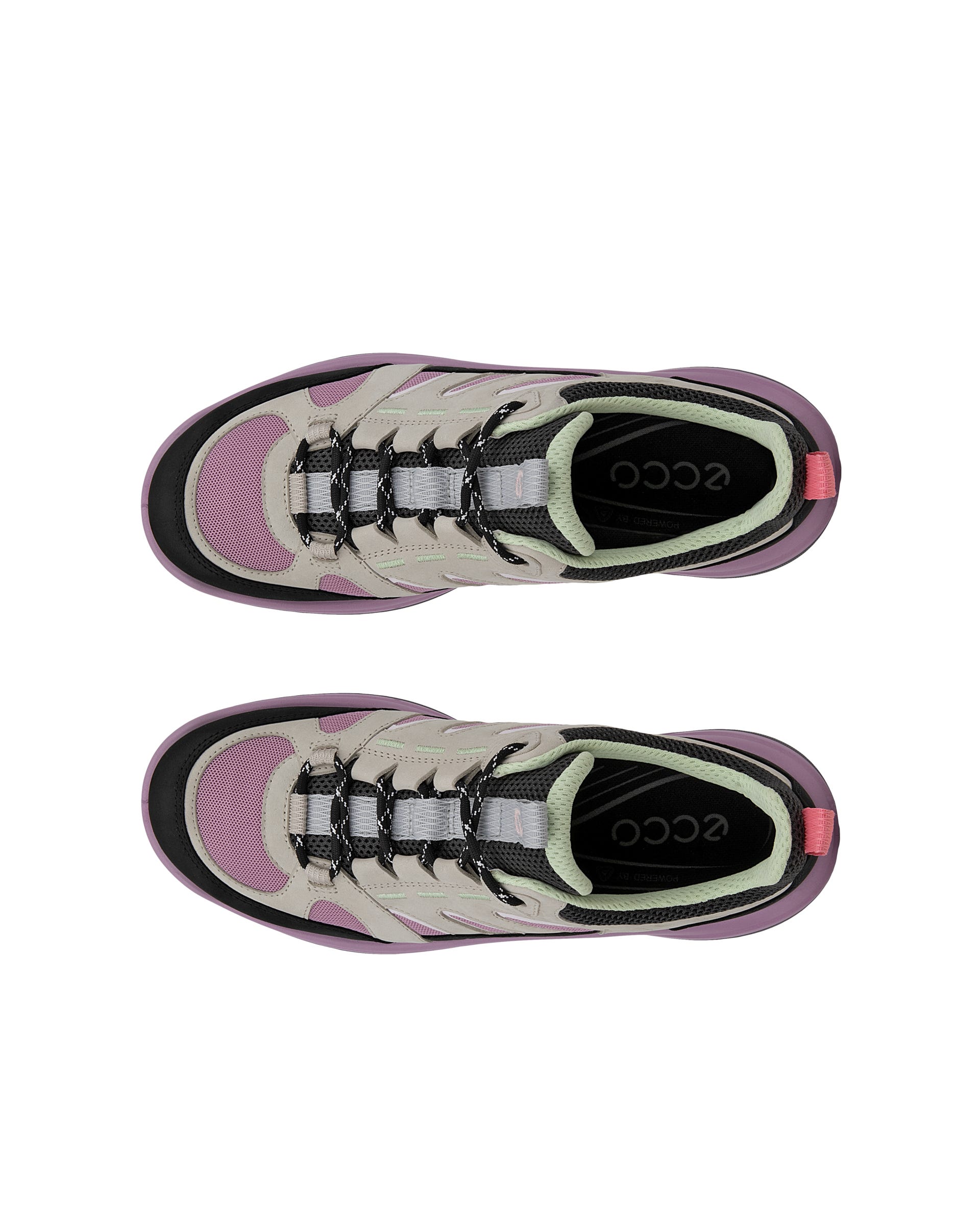 Naisten ECCO® Offroad nupukkinahkaiset -ulkoilukengät - Harmaa - Top left pair