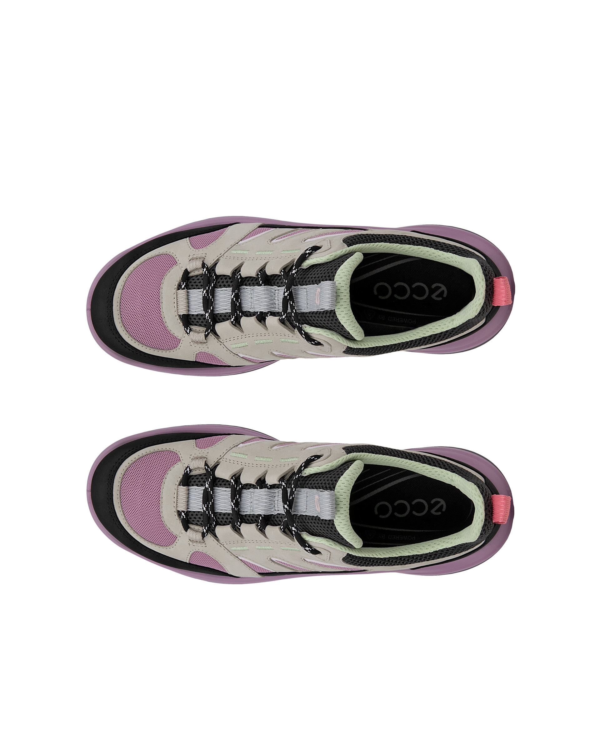 Dámská nubuková outdoorová obuv ECCO® Offroad - Šedá - Top left pair