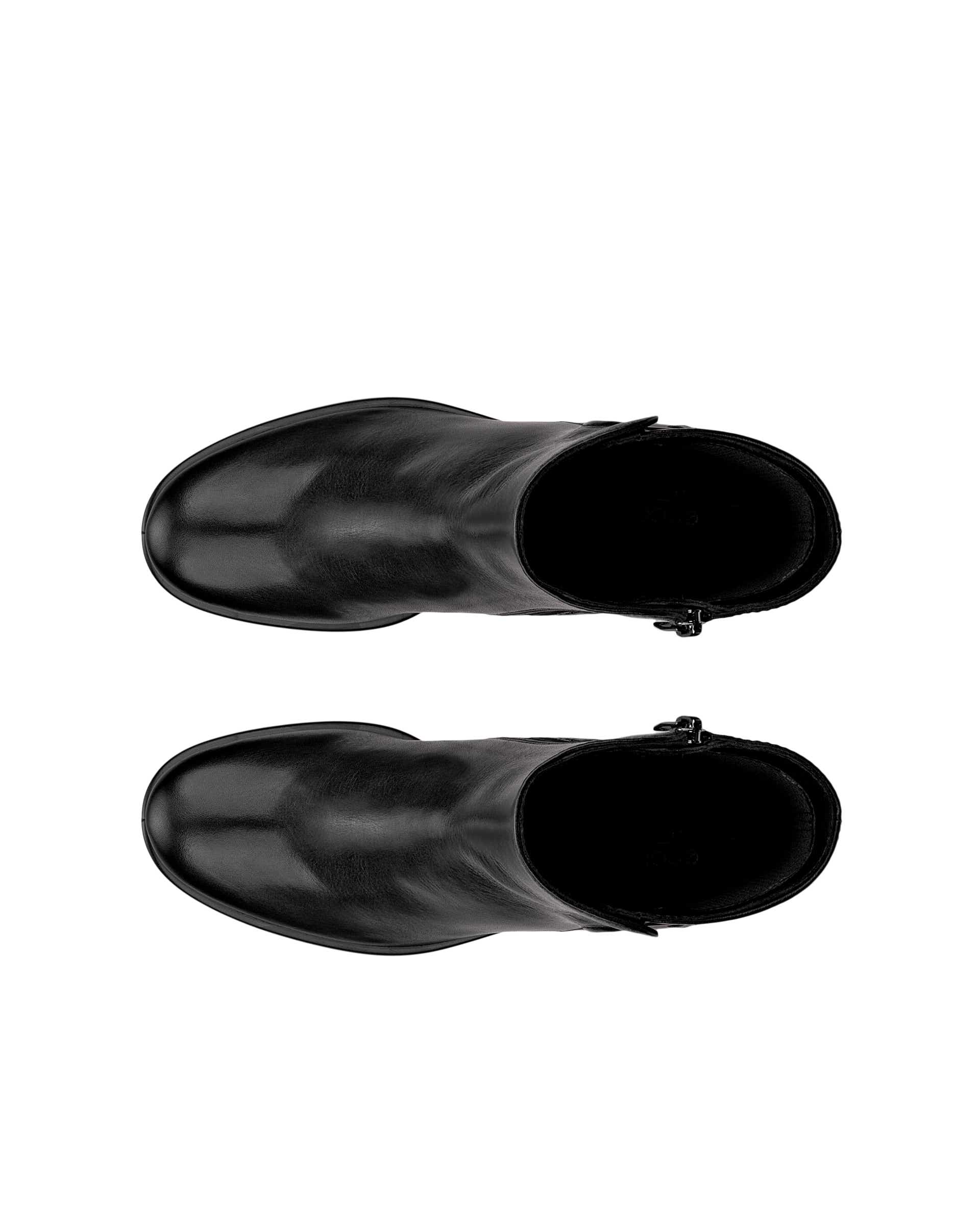 Women's ECCO® Sculpted LX 35 Leather Ankle Boot - Black - Top left pair