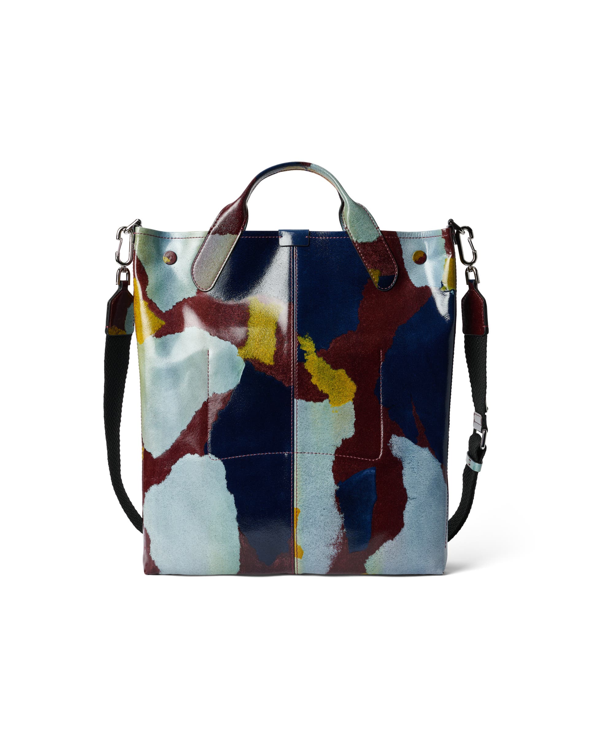ECCO TOTE SOFT NORTH-SOUTH CAMO LEATHER - Multicolour - Back