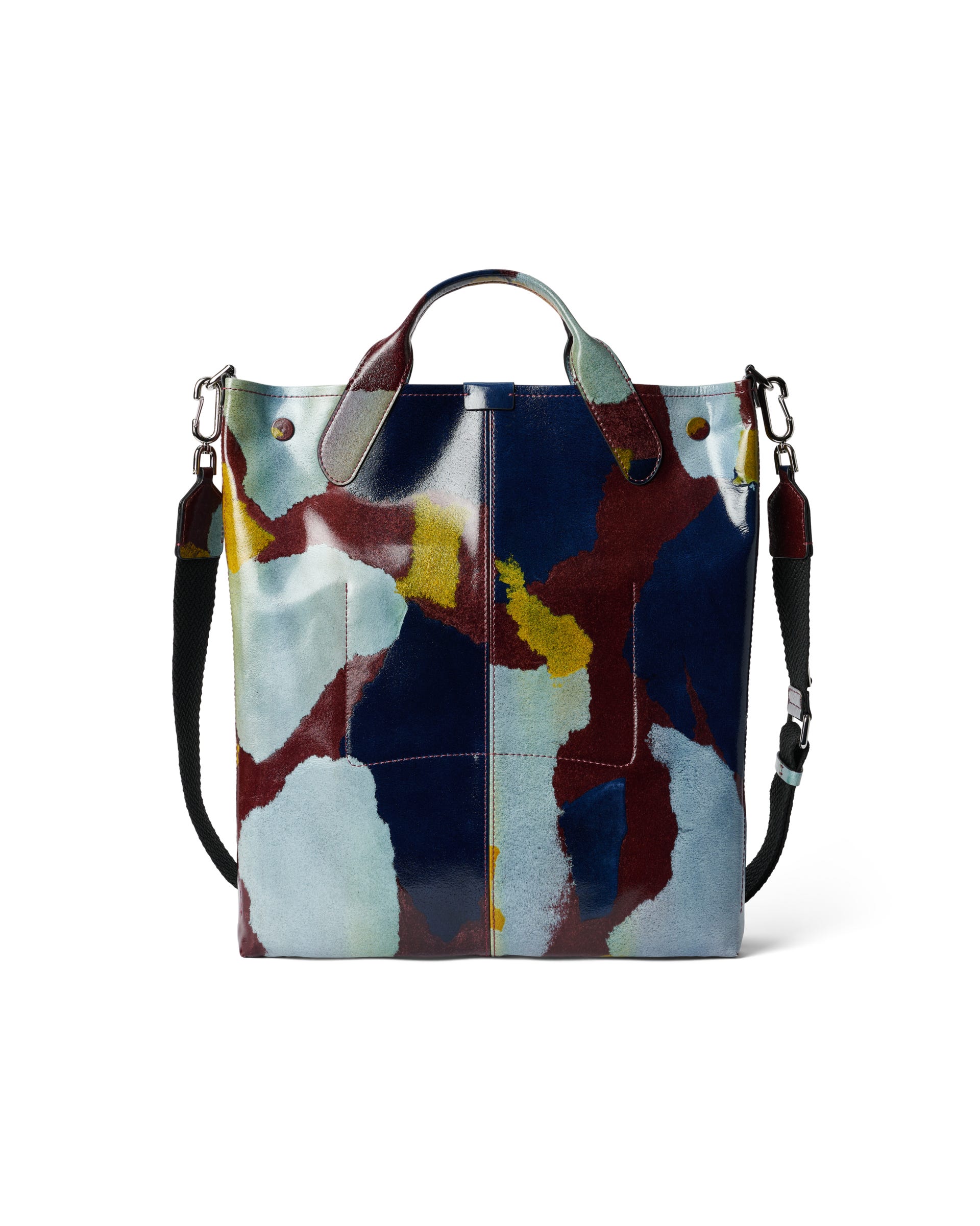 ECCO TOTE SOFT NORTH-SOUTH CAMO LEATHER - Multicolour - Back