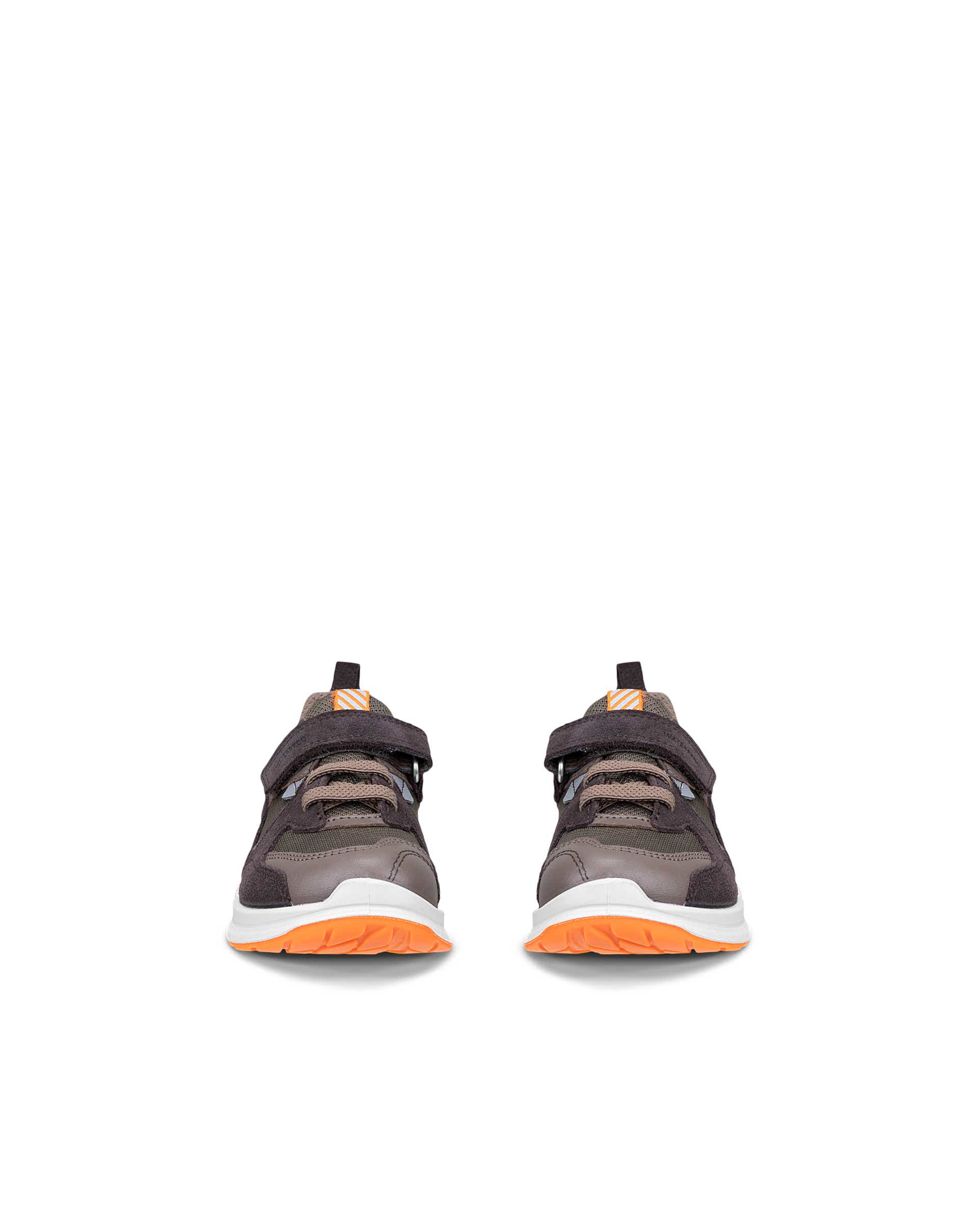 Otroški vodoodporni usnjeni čevlji ECCO® BIOM 2.2 K - Rjava - Front pair
