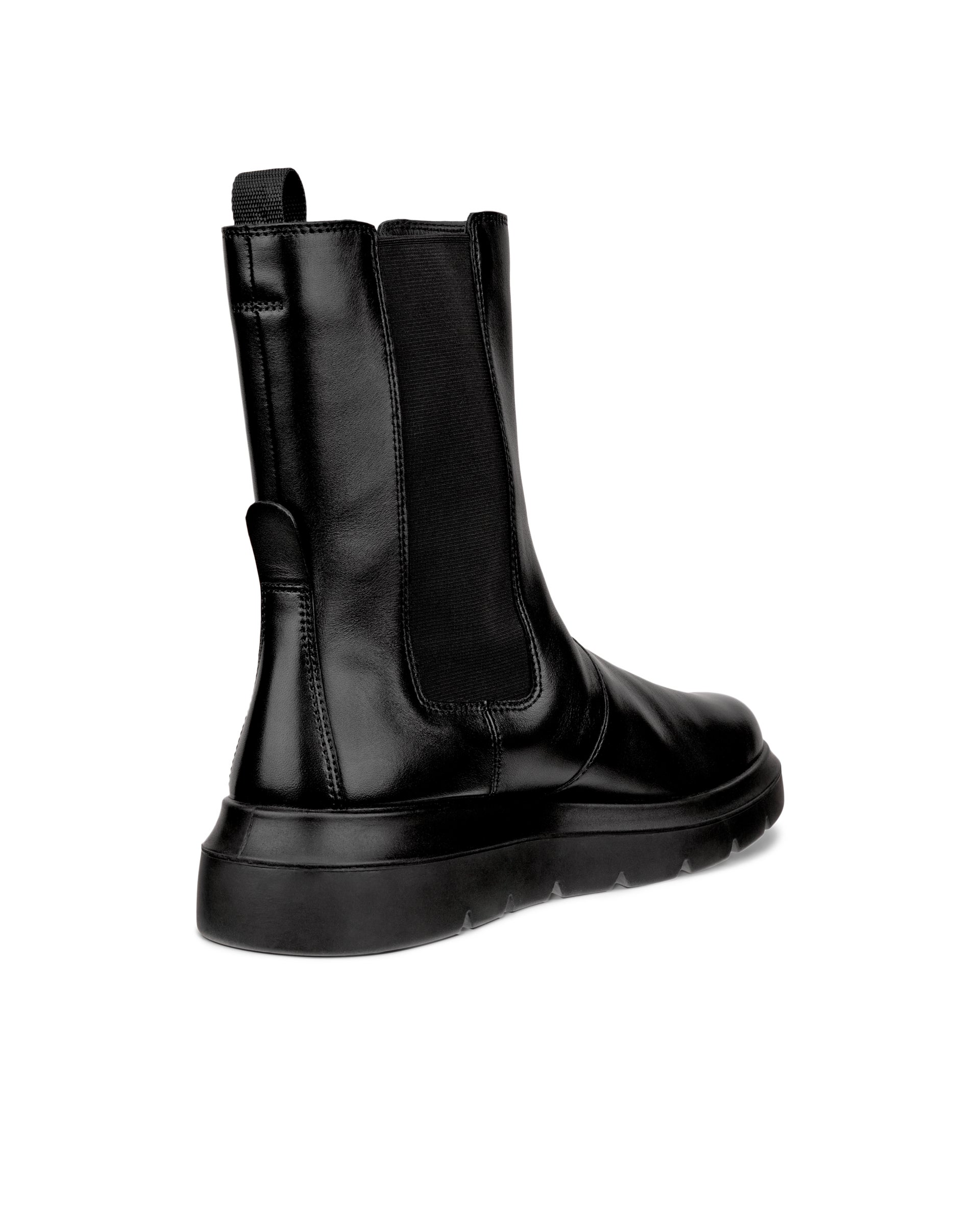 ECCO® Nouvelle nahast Chelsea poolsaapad naistele - Must - Back