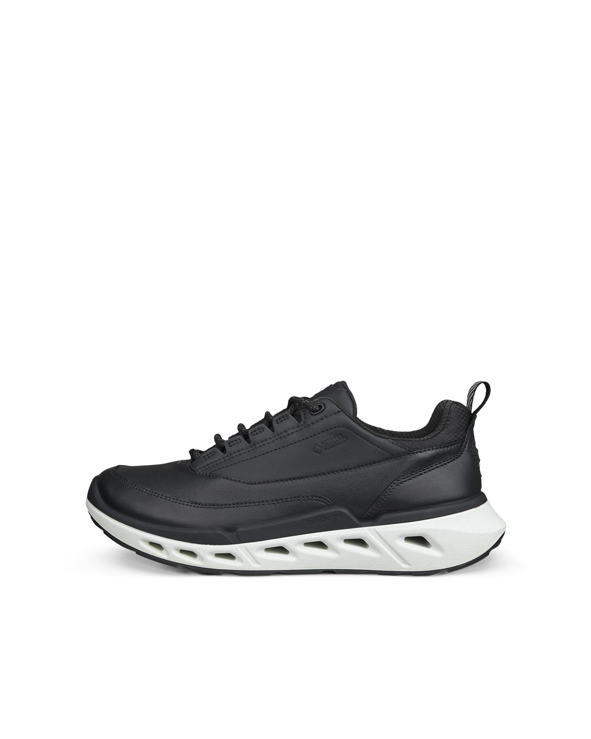 ECCO® BIOM 720 baskets en cuir Gore-Tex pour femme - Noir - Outside