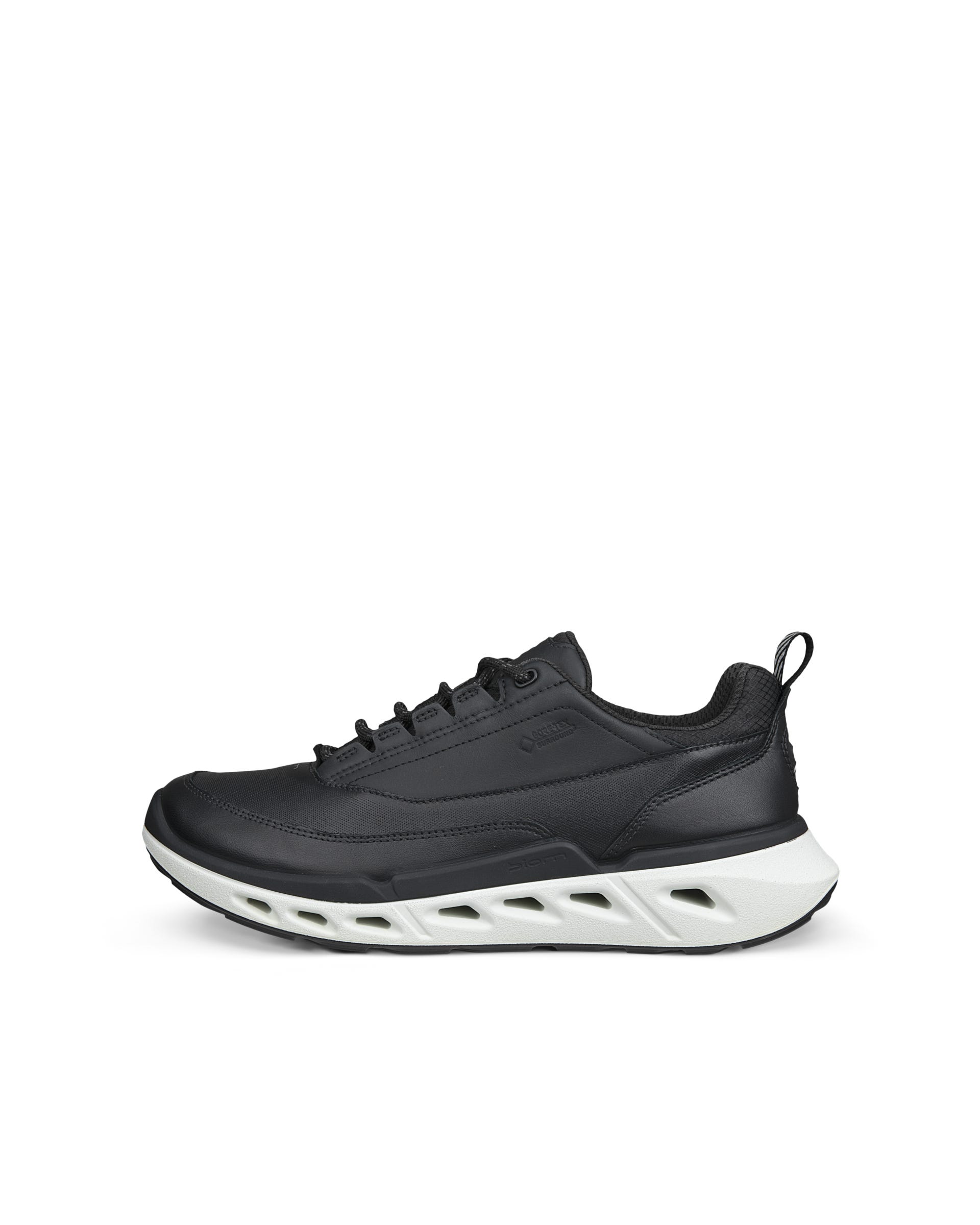 ECCO® BIOM 720 baskets en cuir Gore-Tex pour femme - Noir - Outside