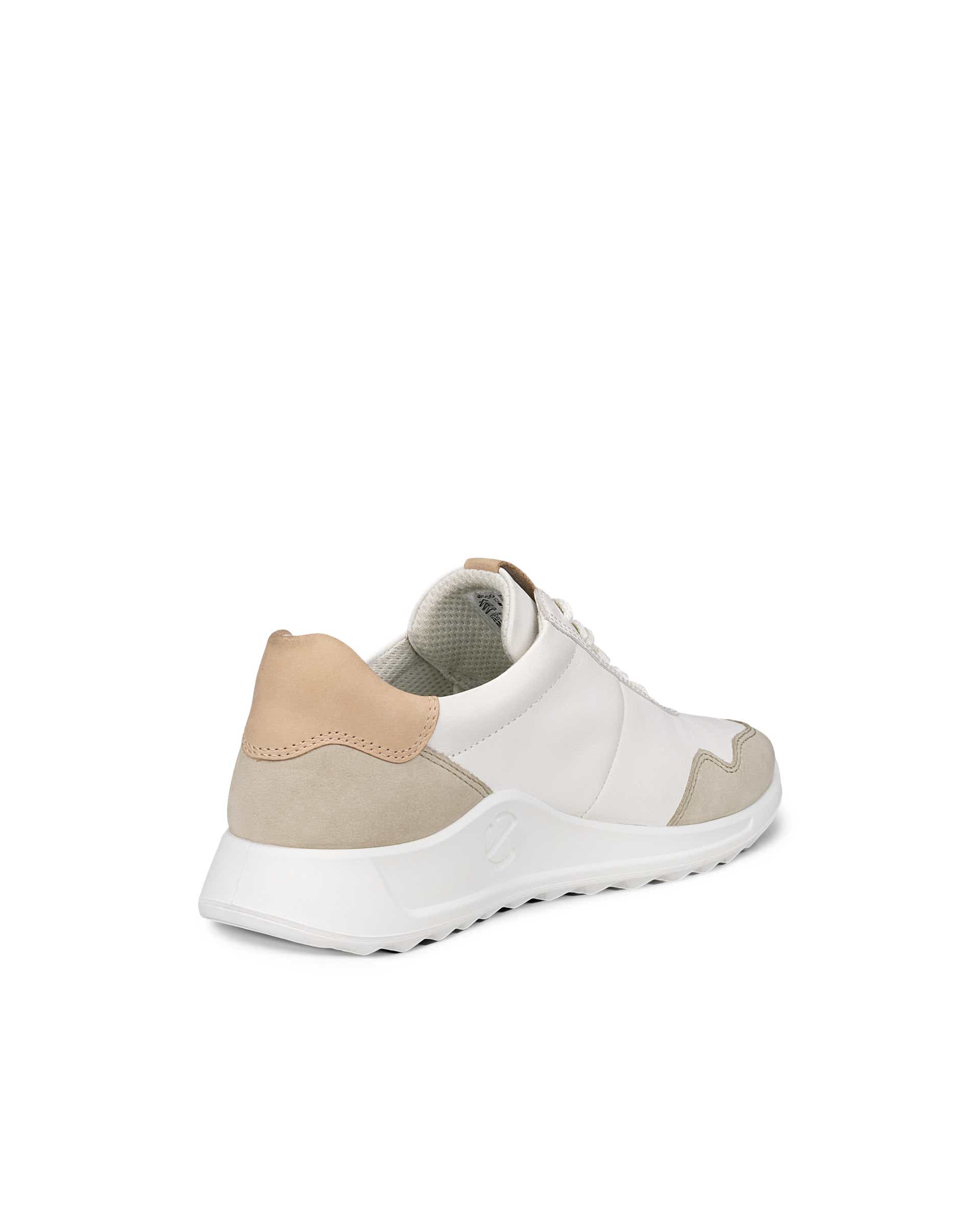 ECCO® Flexure Runner Damen Ledersneaker - Weiß - Back