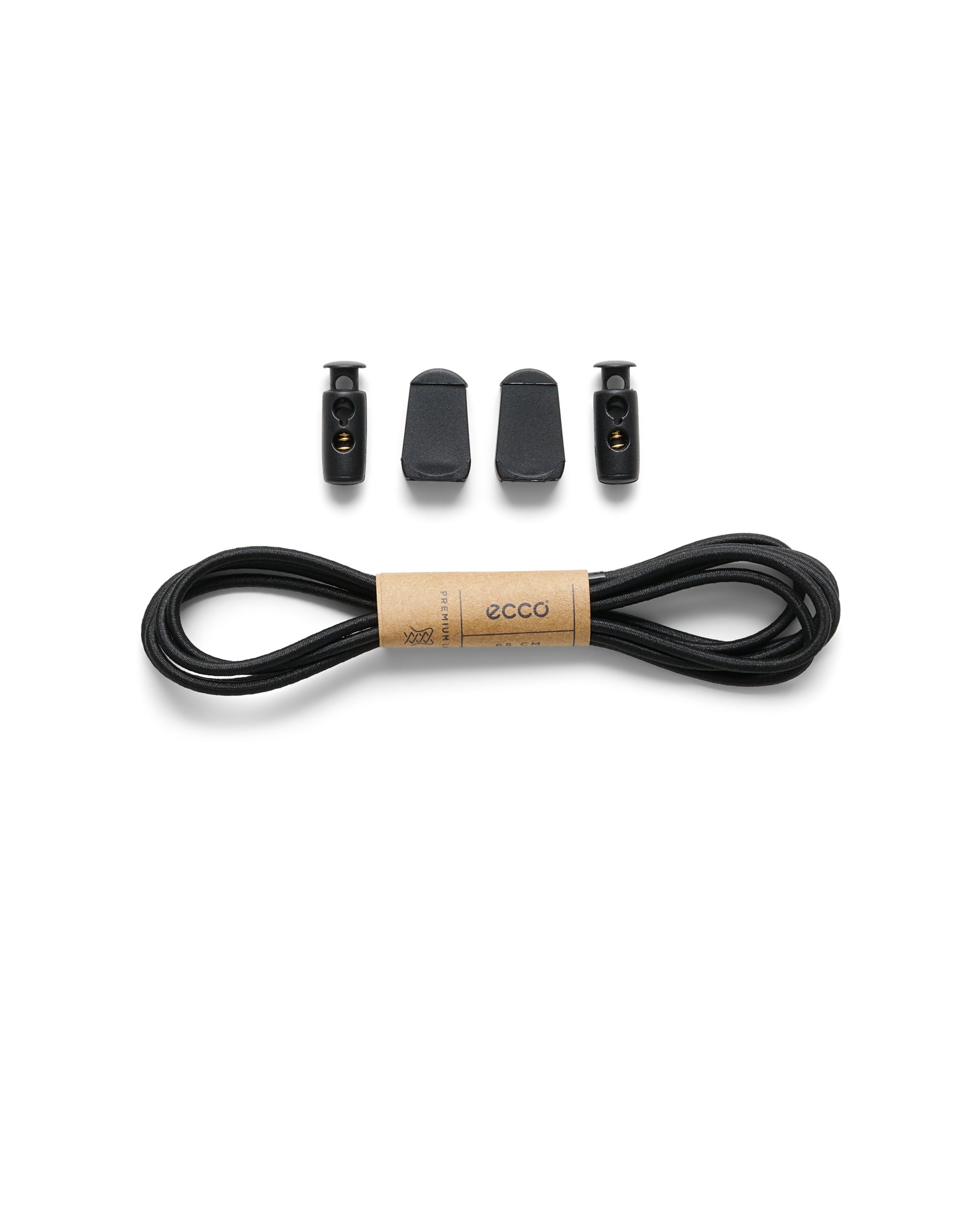 ECCO® Fast Lock Laces - Black - Main