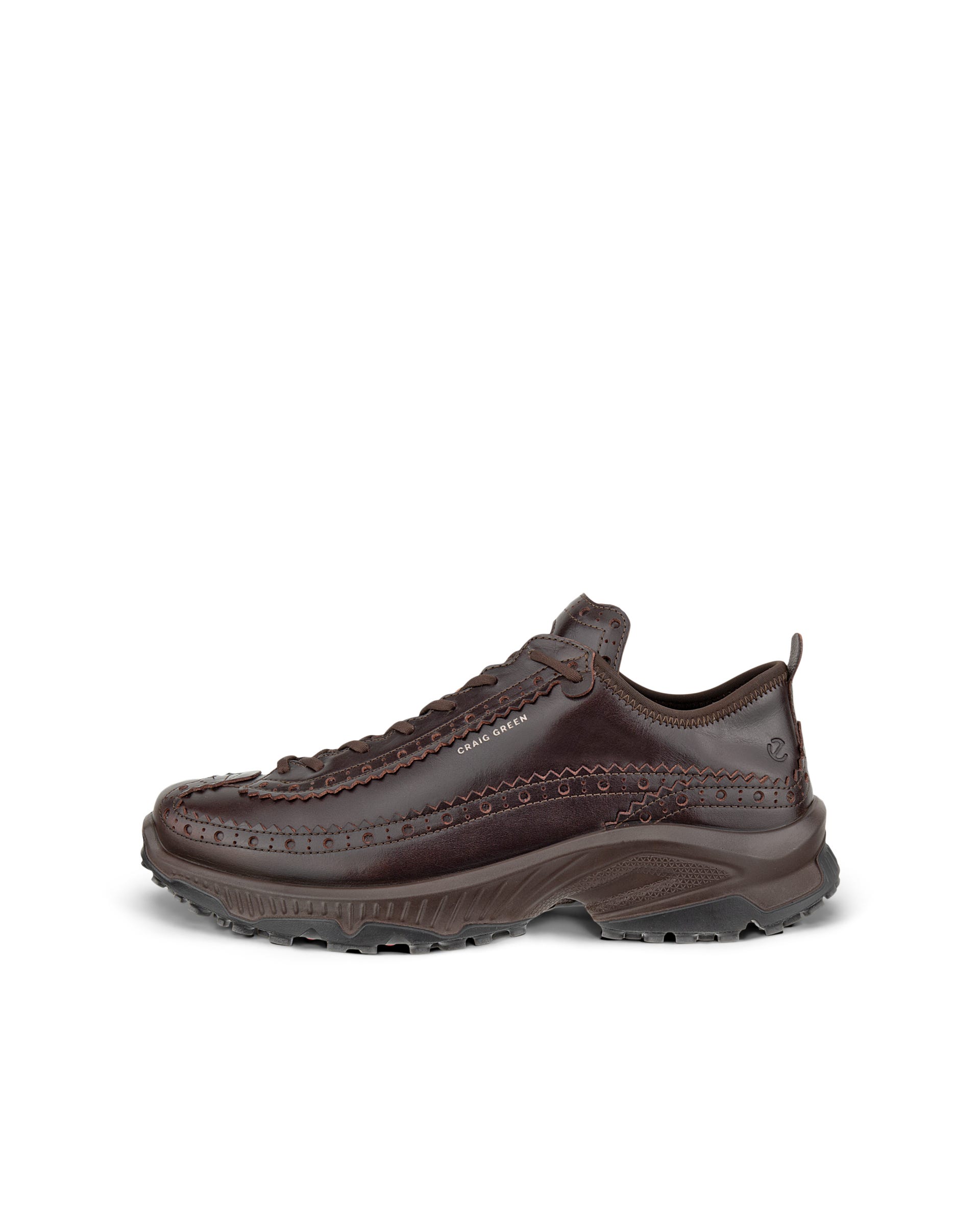 ECCO RECEPTOR XP WOMEN ウィメンズ レザーシューズ - ブラウン - Outside