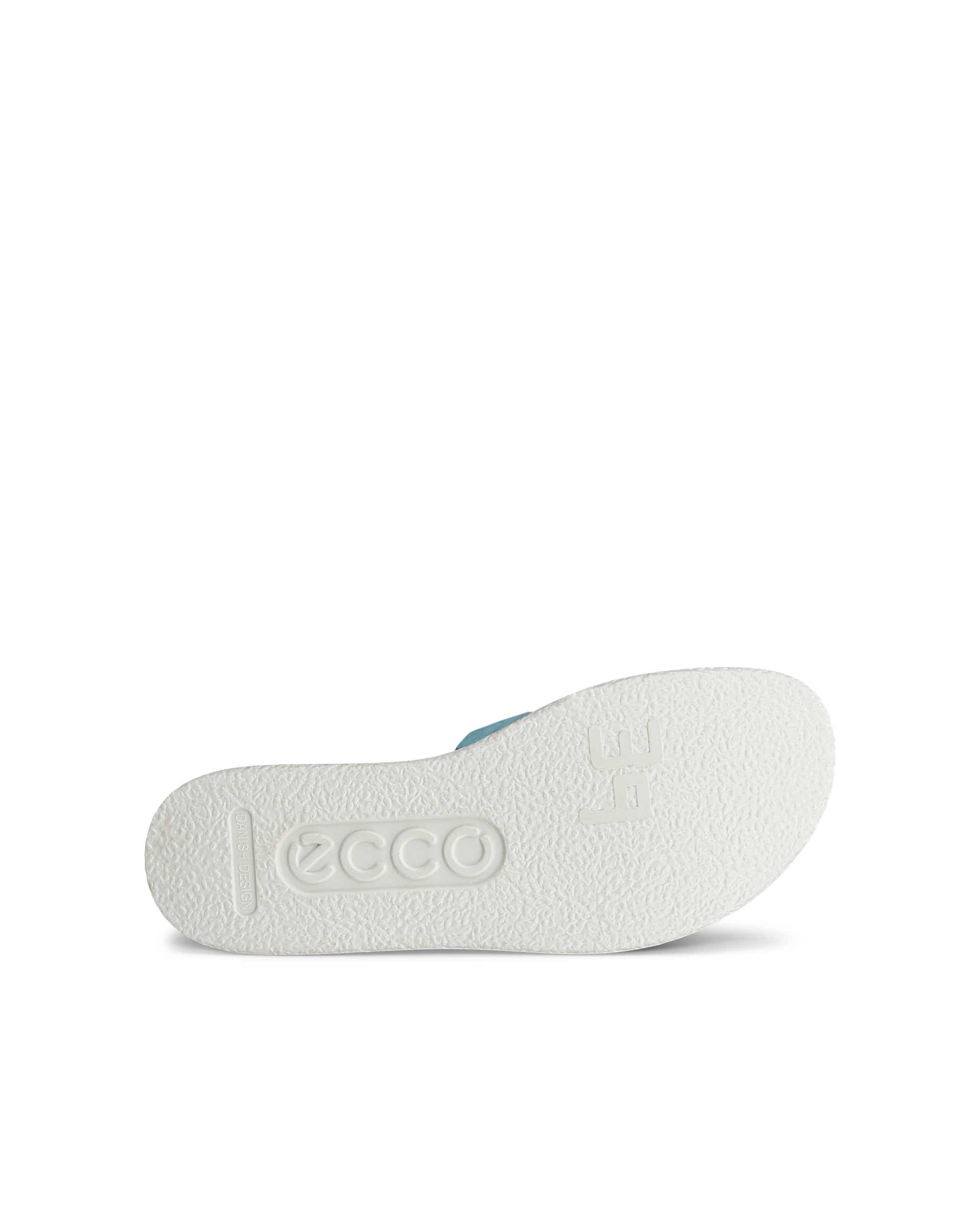 Sandale ECCO® Flowt en cuir pour femmes - Bleu - Sole