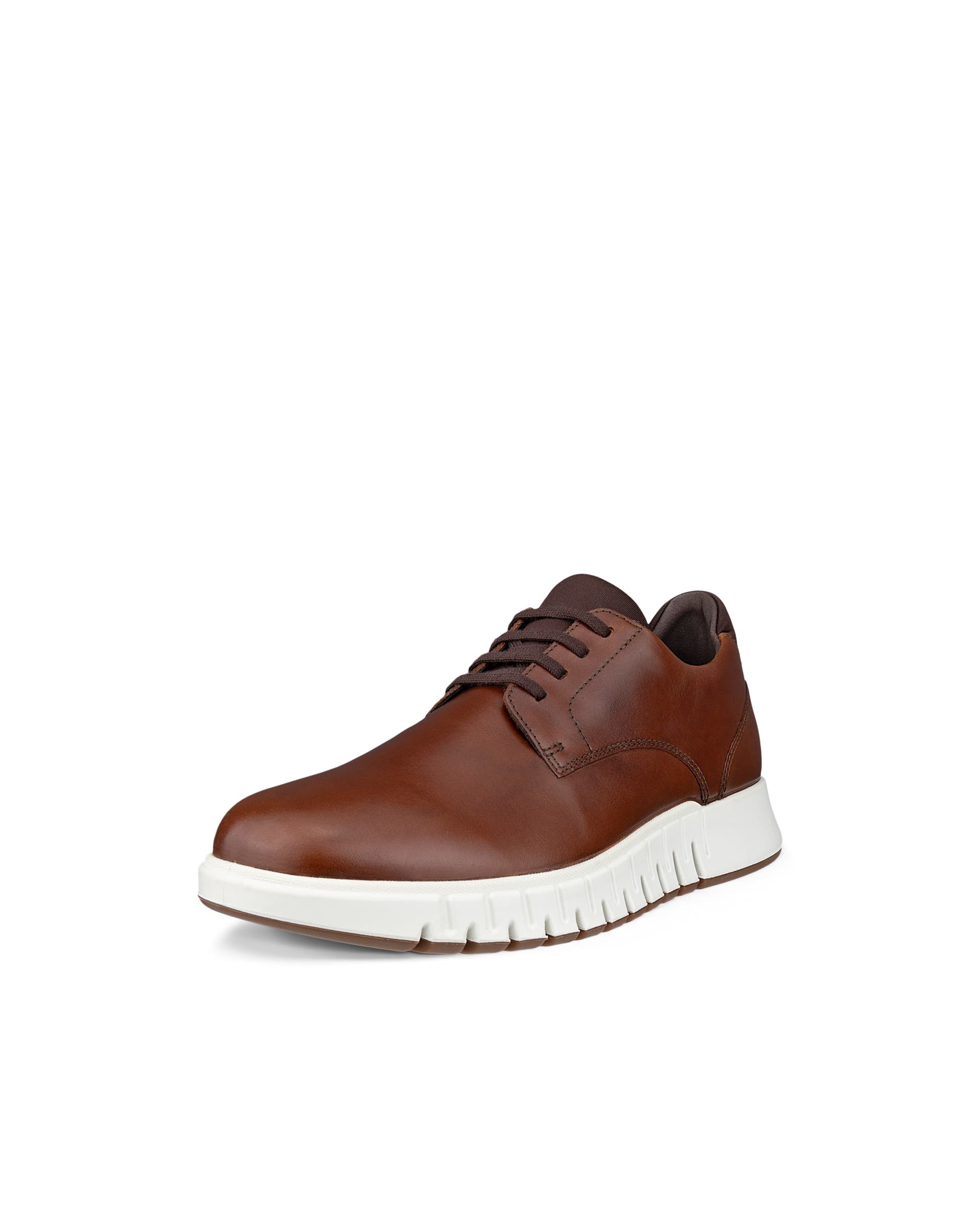 ECCO Gruuv Studio メンズ レザースニーカー - ブラウン - Main