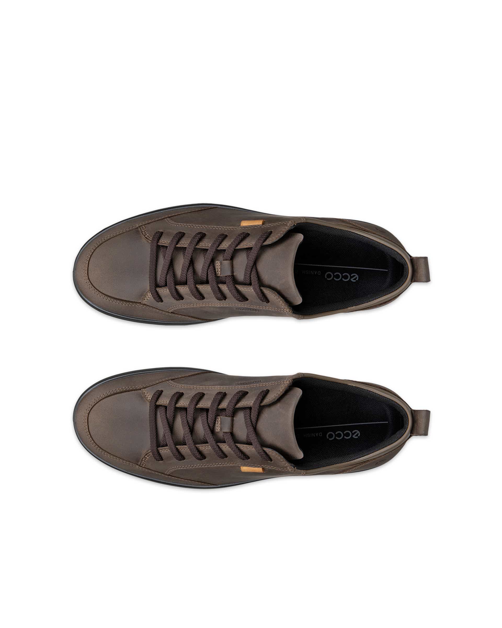 ECCO® SOFT 7 TRED Herren Wasserdichter Wanderschuh aus Nubukleder - Braun - Top left pair