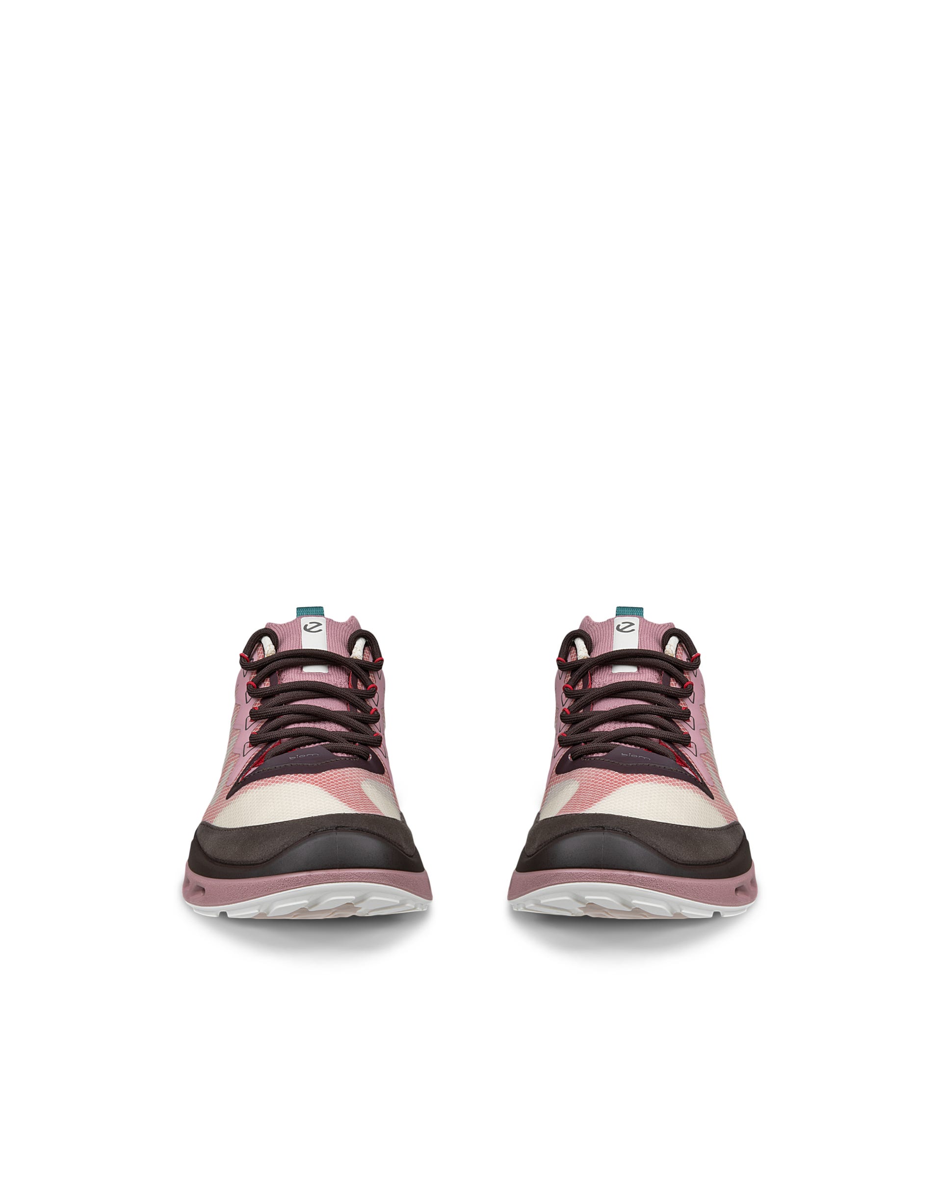 Women's ECCO® BIOM 720 Textile Trainer - Pink - Front pair