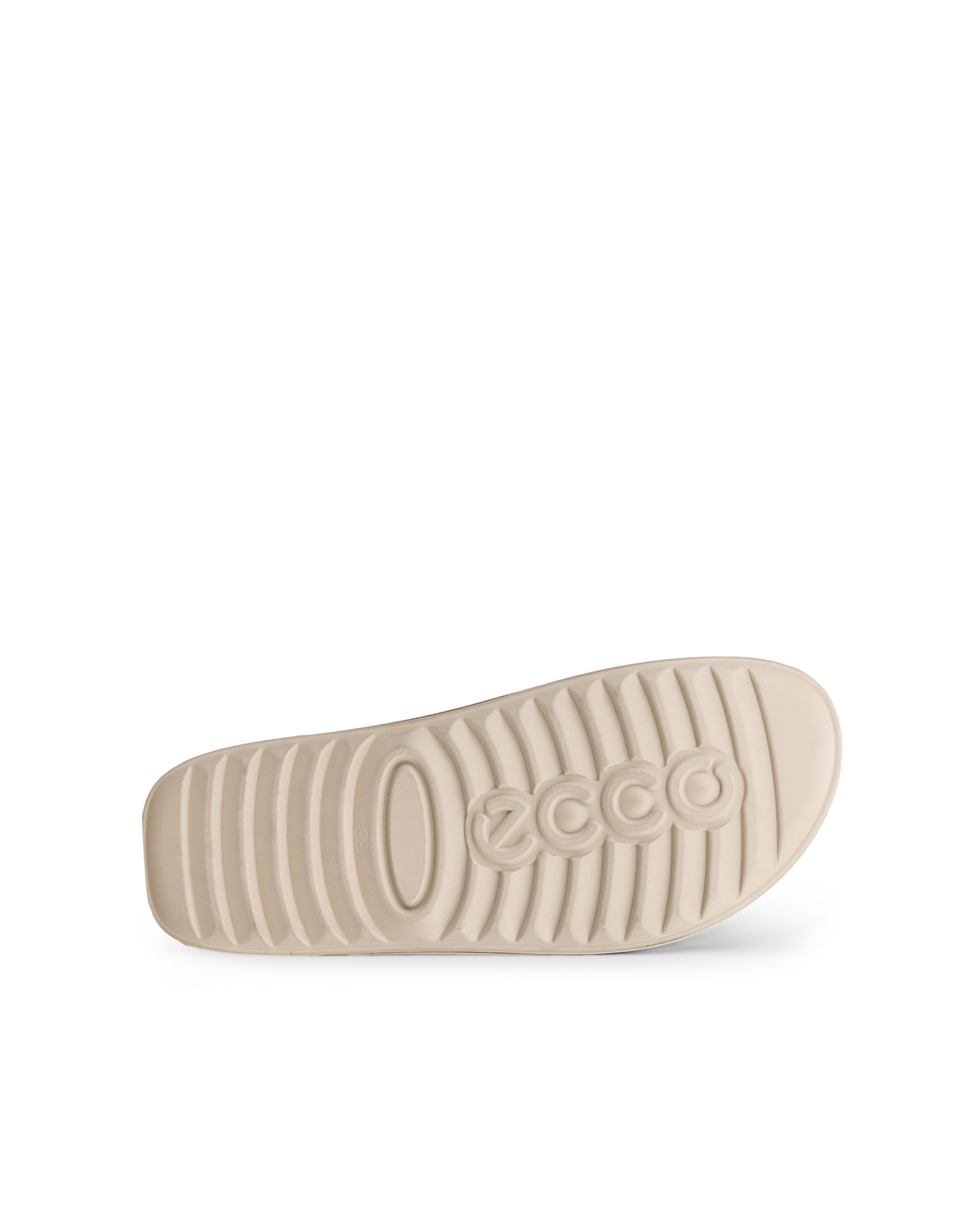 Dámské nubukové páskové sandály ECCO® Cozmo - Béžová - Sole