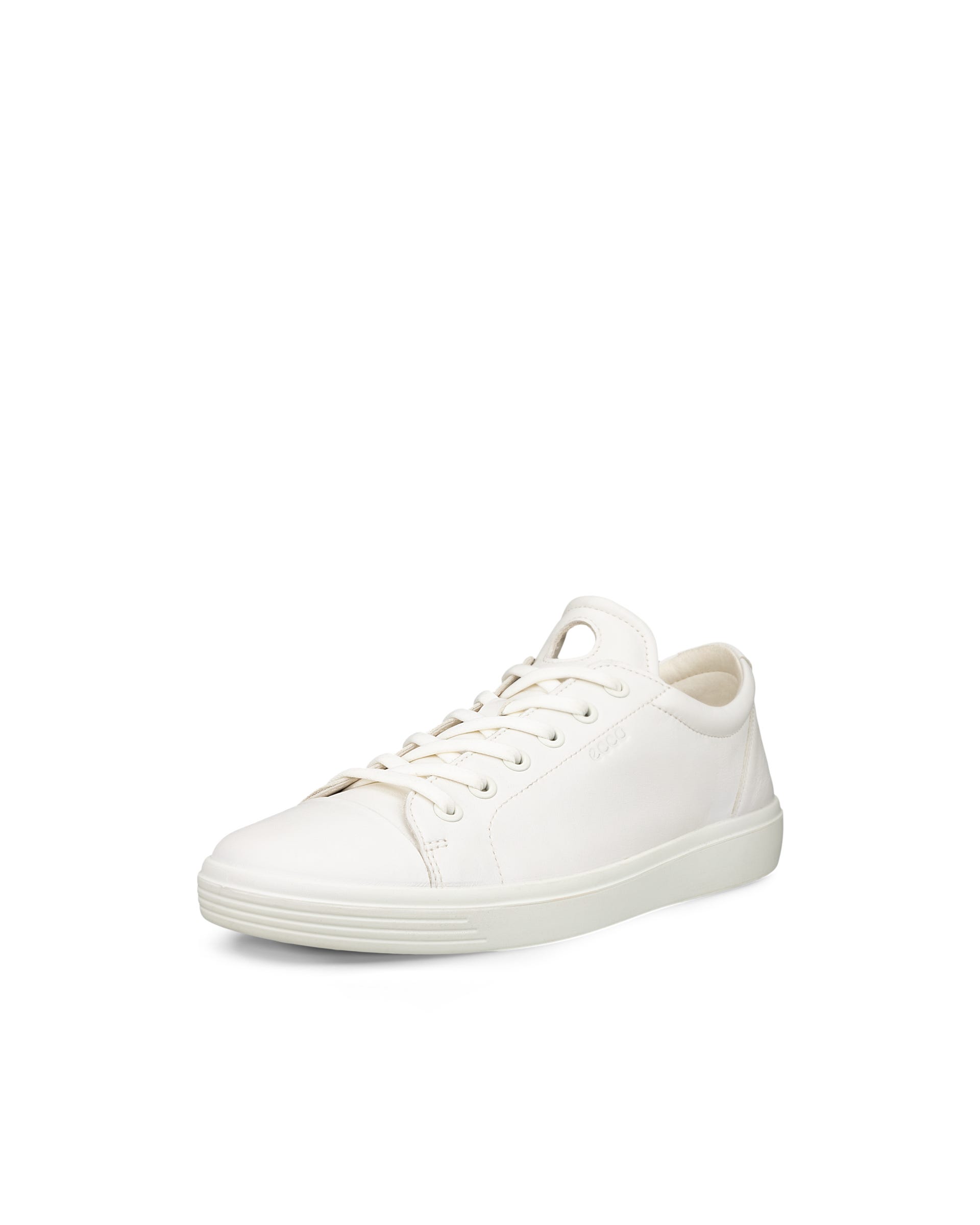 ECCO® SOFT CLASSIC sneakers i læder til damer - Hvid - Main