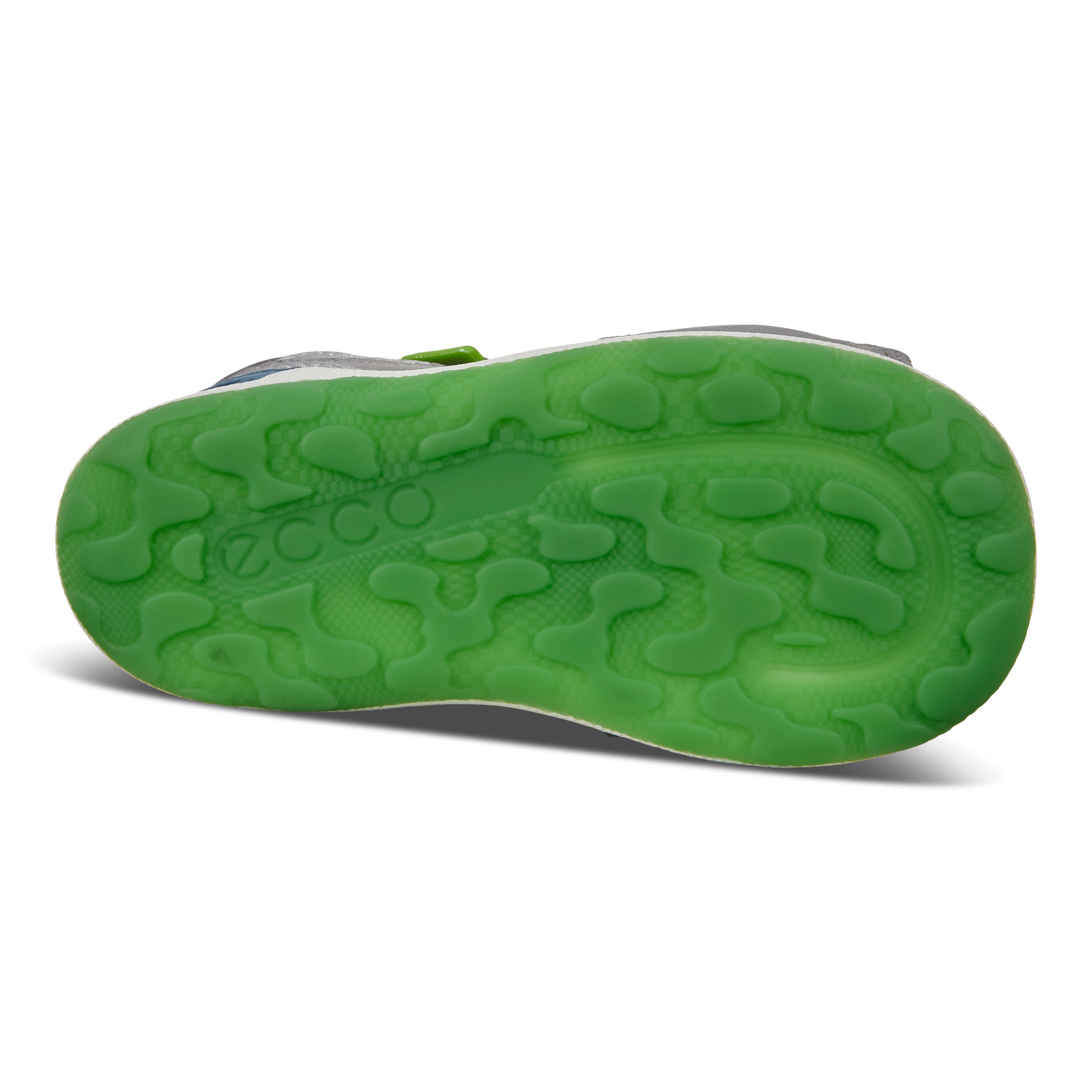 Kids' ECCO® BIOM Mini Leather Sandal - Grey - Sole