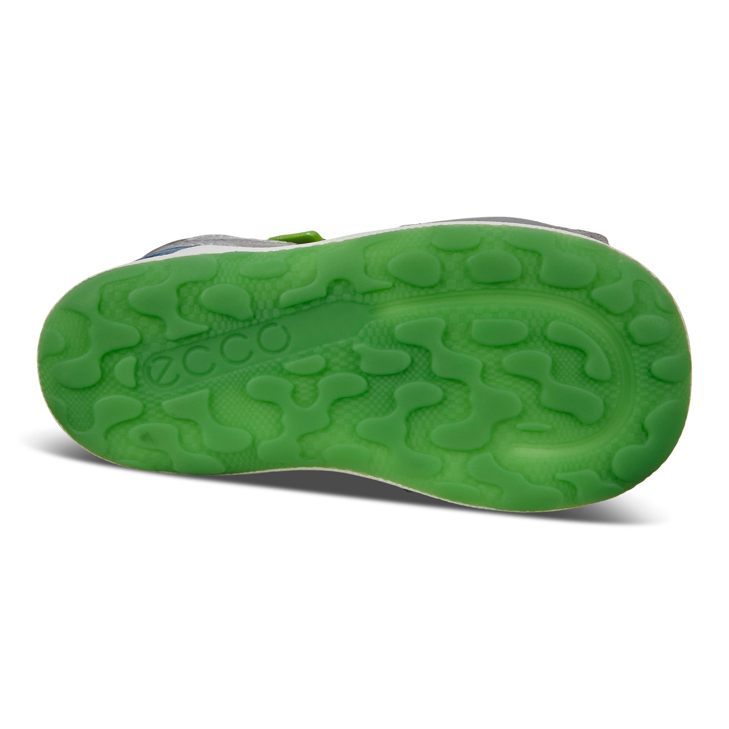 Kids' ECCO® BIOM Mini Leather Sandal - Grey - Sole