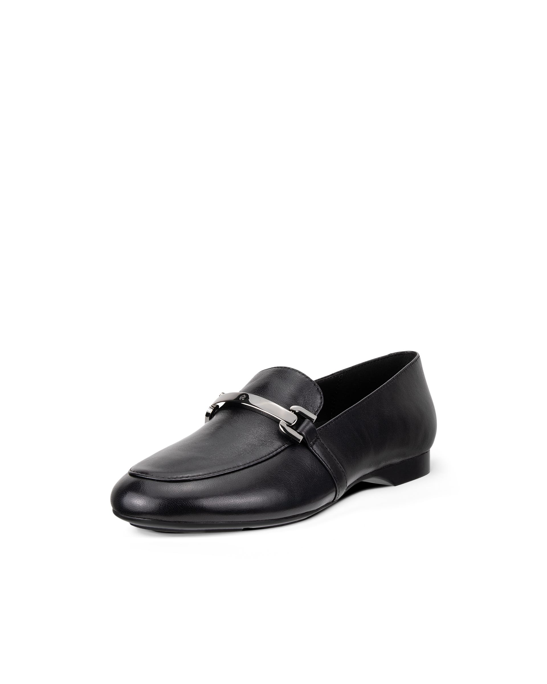 ECCO® ELEVATE 15 mocassins en cuir pour femme - Noir - Outside