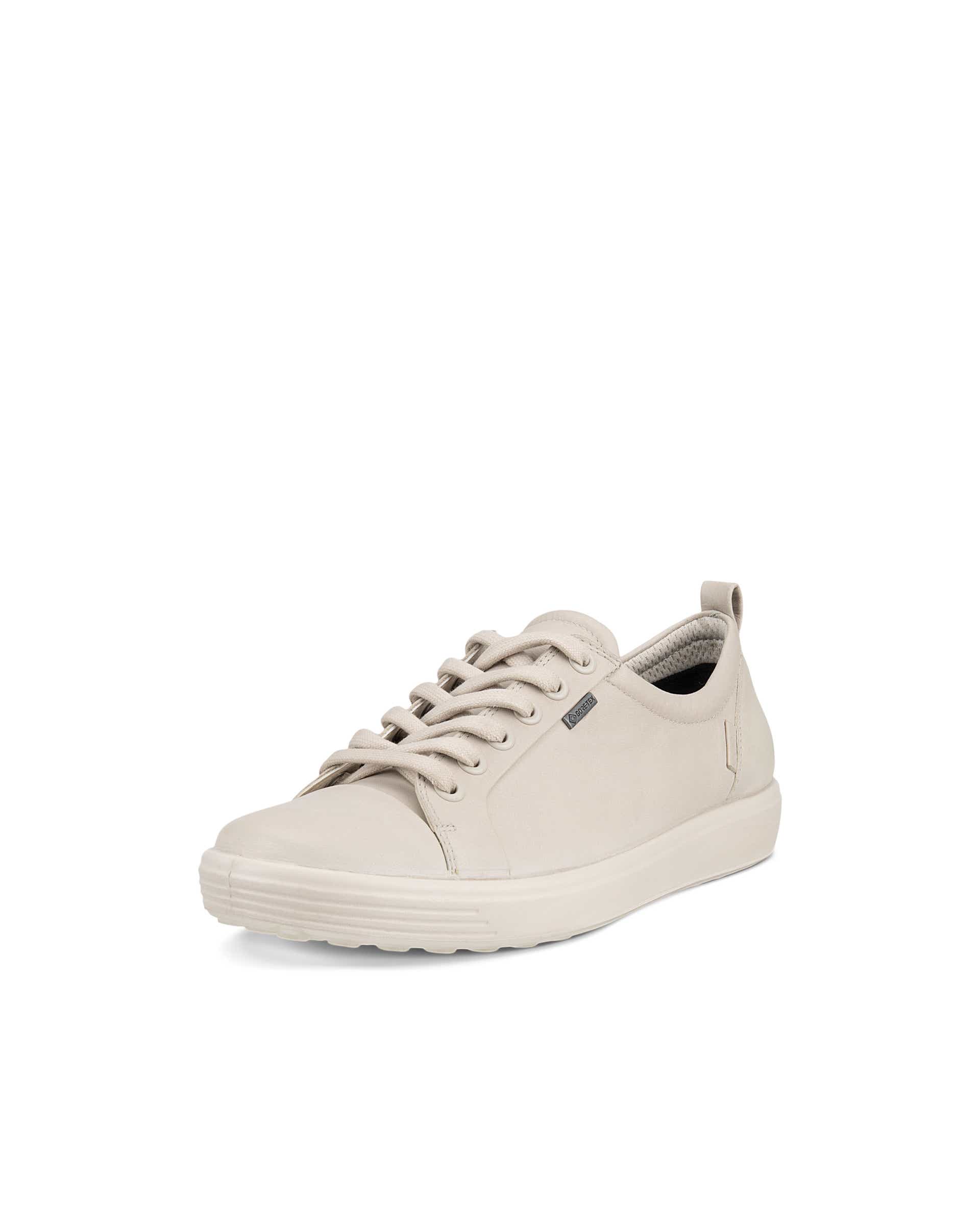 ECCO Soft 7 ウィメンズ レザーGore-Texスニーカー - グレー - Main