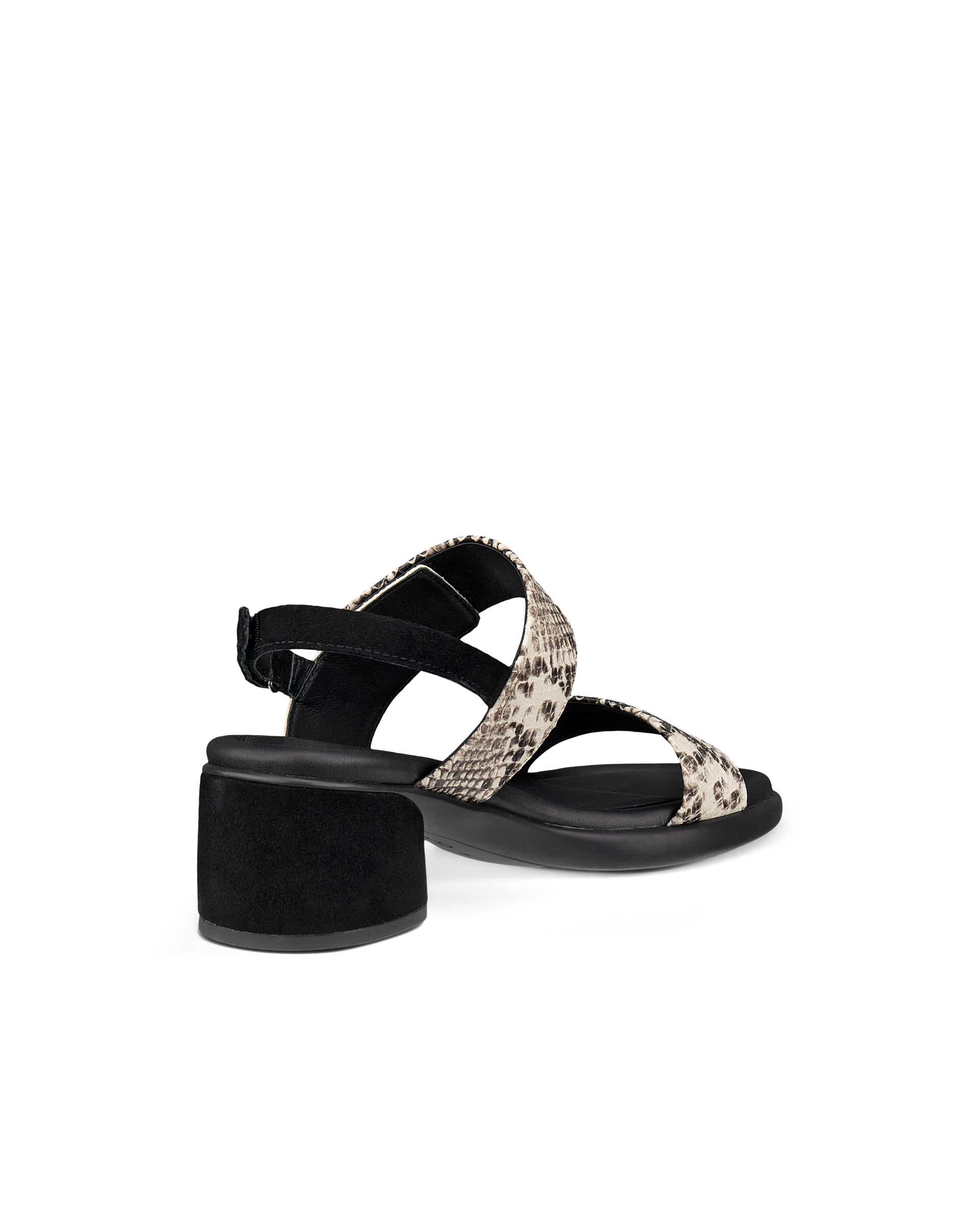 ECCO® Sculpted Sandal LX 35 sandale à talon en cuir pour femme - Beige - Back